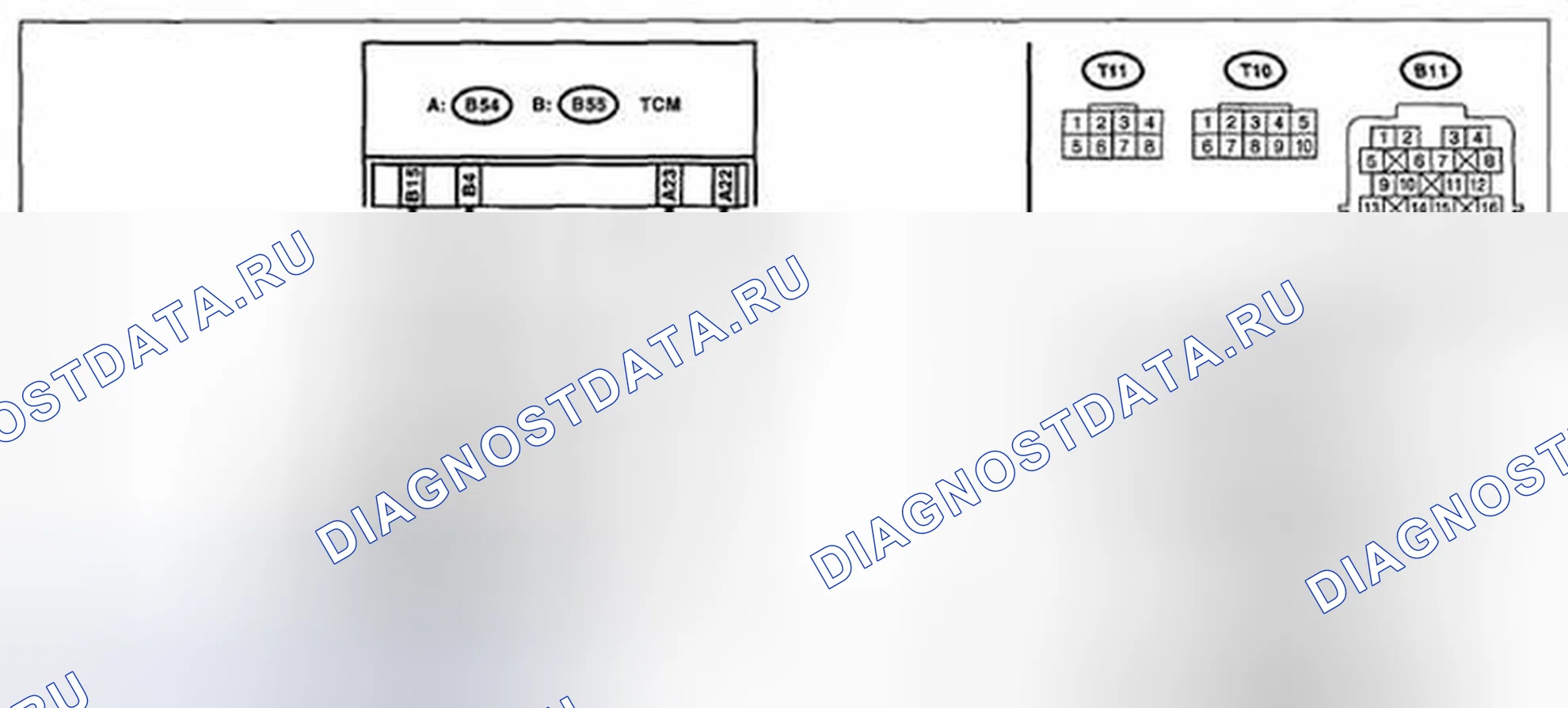 Рис. 628: электросхема. Subaru Legacy BM/BR