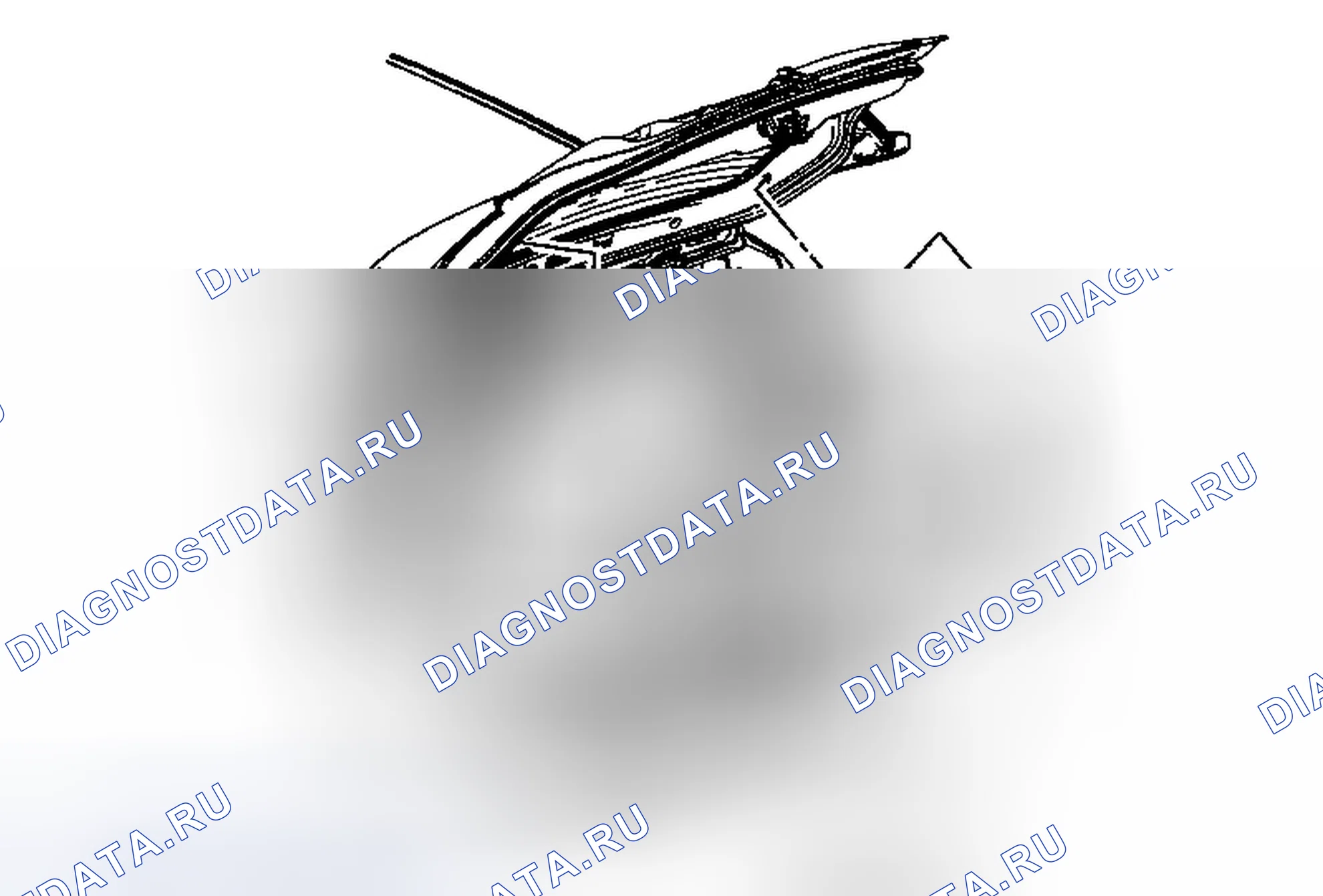 Рис. 43: Замена полки для укладки заднего отсека. Chevrolet Spark M300