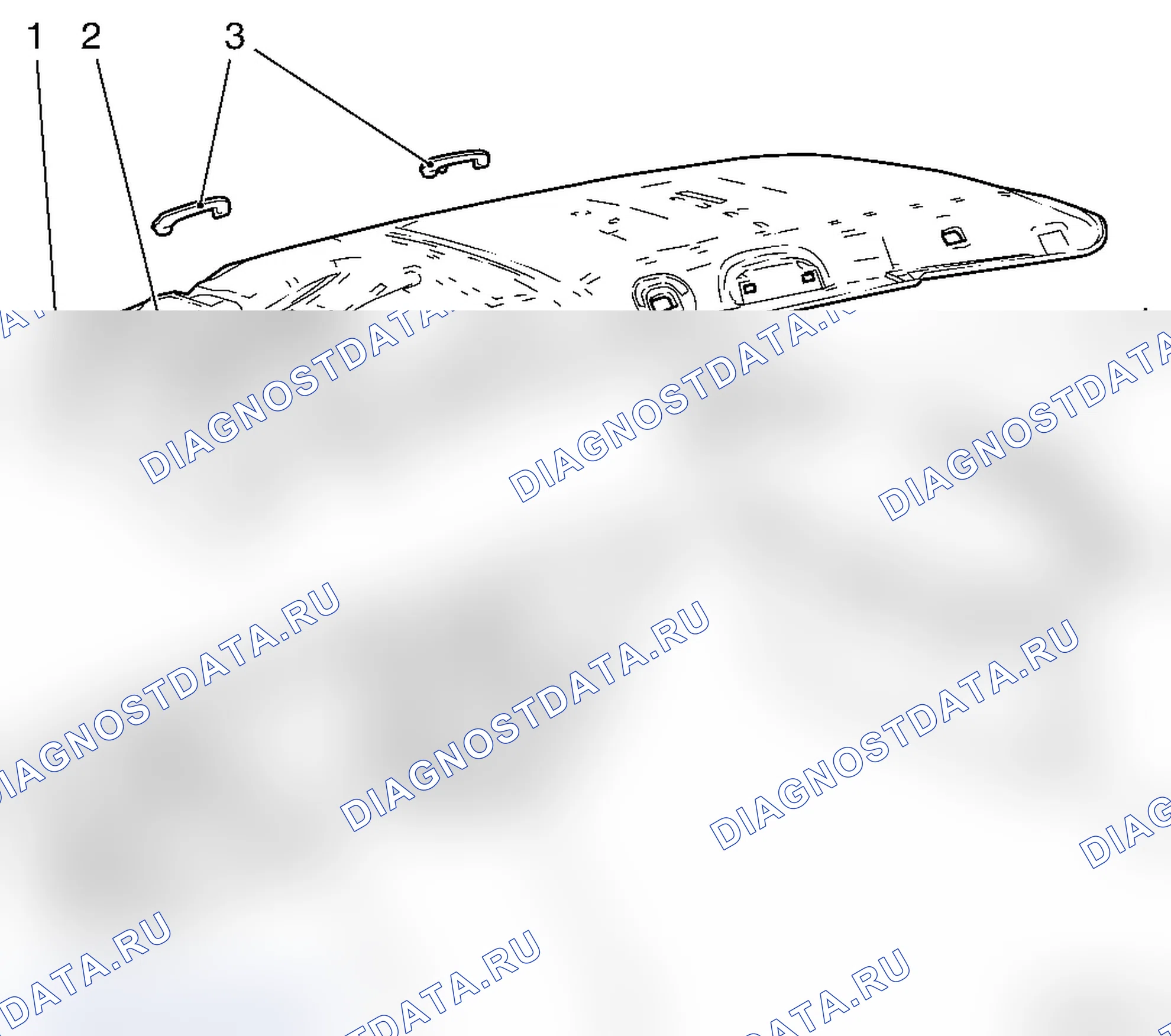 Расположение внутренней обшивки - L35. Opel Astra H