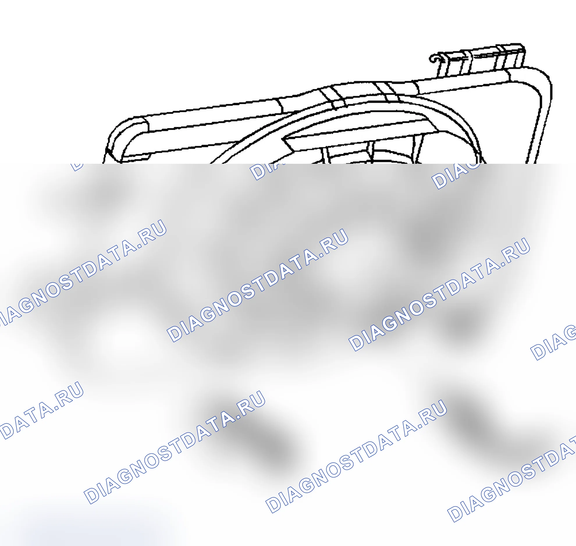 Рис. 3: Вид вентилятора системы охлаждения в сборе. Pontiac Grand Prix VI