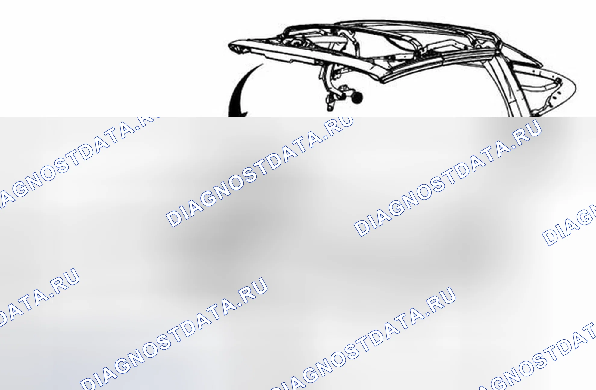 Рис. 13: Складной верхний передний установочный штифт. Chevrolet Corvette C6