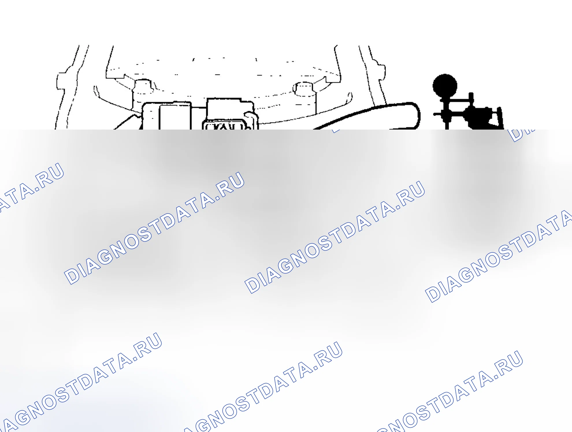 Рис. 115: Проверка крышки для заливки топлива. Honda Odyssey II