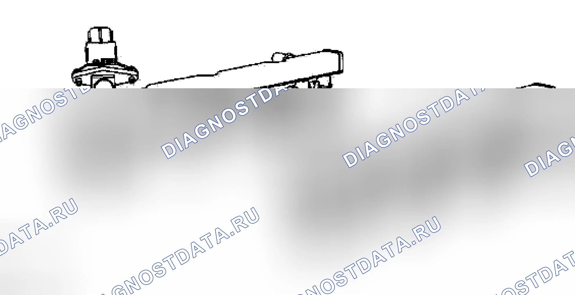 Рис. 122: Топливные рейки. Ford Econoline E350 Super Duty 