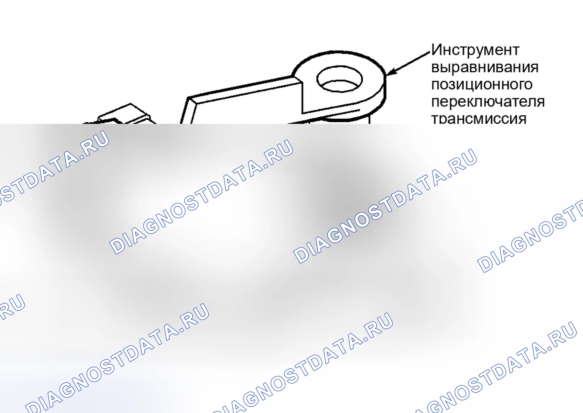Рис. 8: ПОЗИЦИОННЫЙ ПЕРЕКЛЮЧАТЕЛЬ трансмиссия (A / T). Saturn LS I