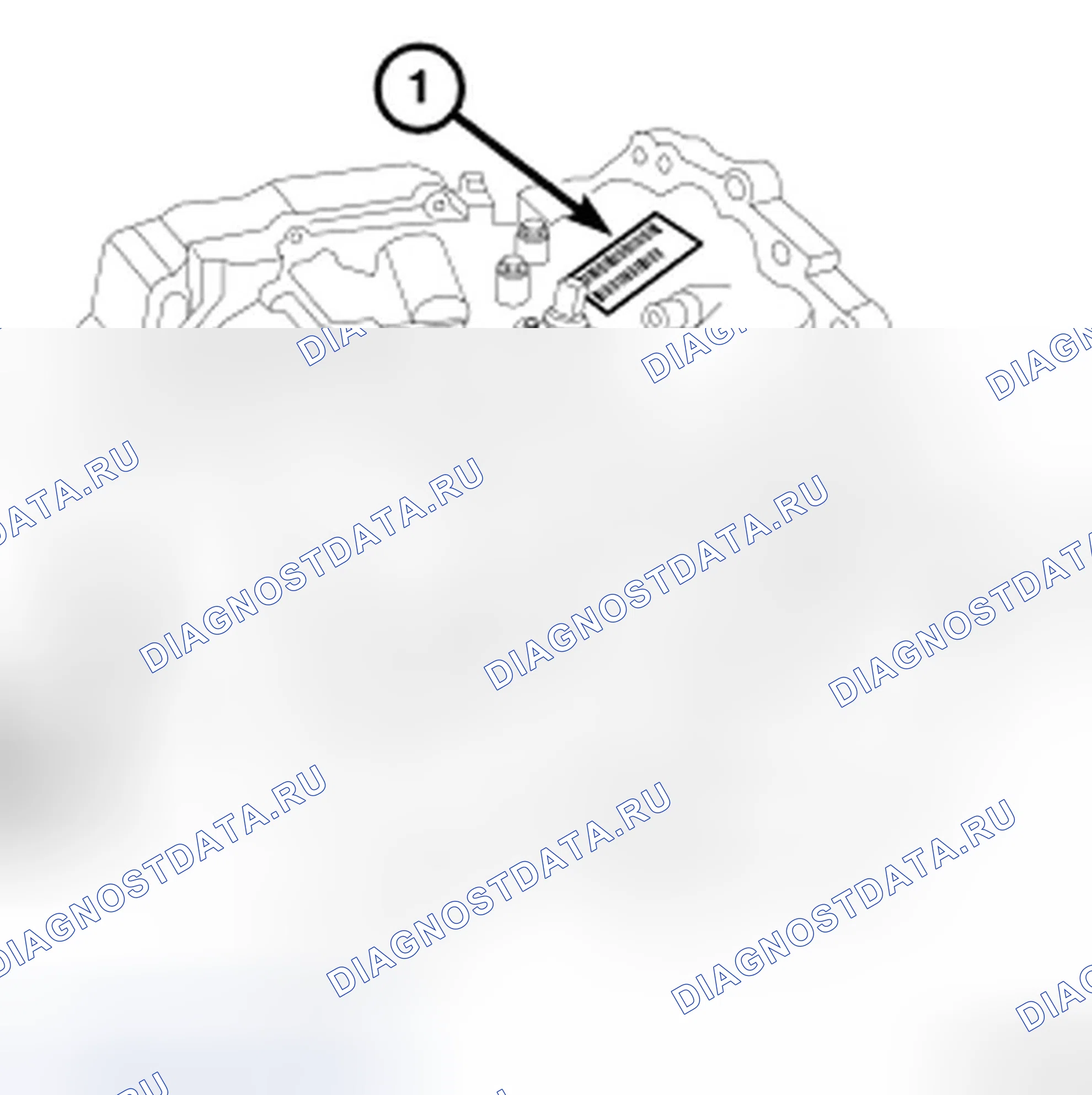 Рис. 522: ИДЕНТИФИКАЦИЯ трансмиссия. Dodge Avenger II