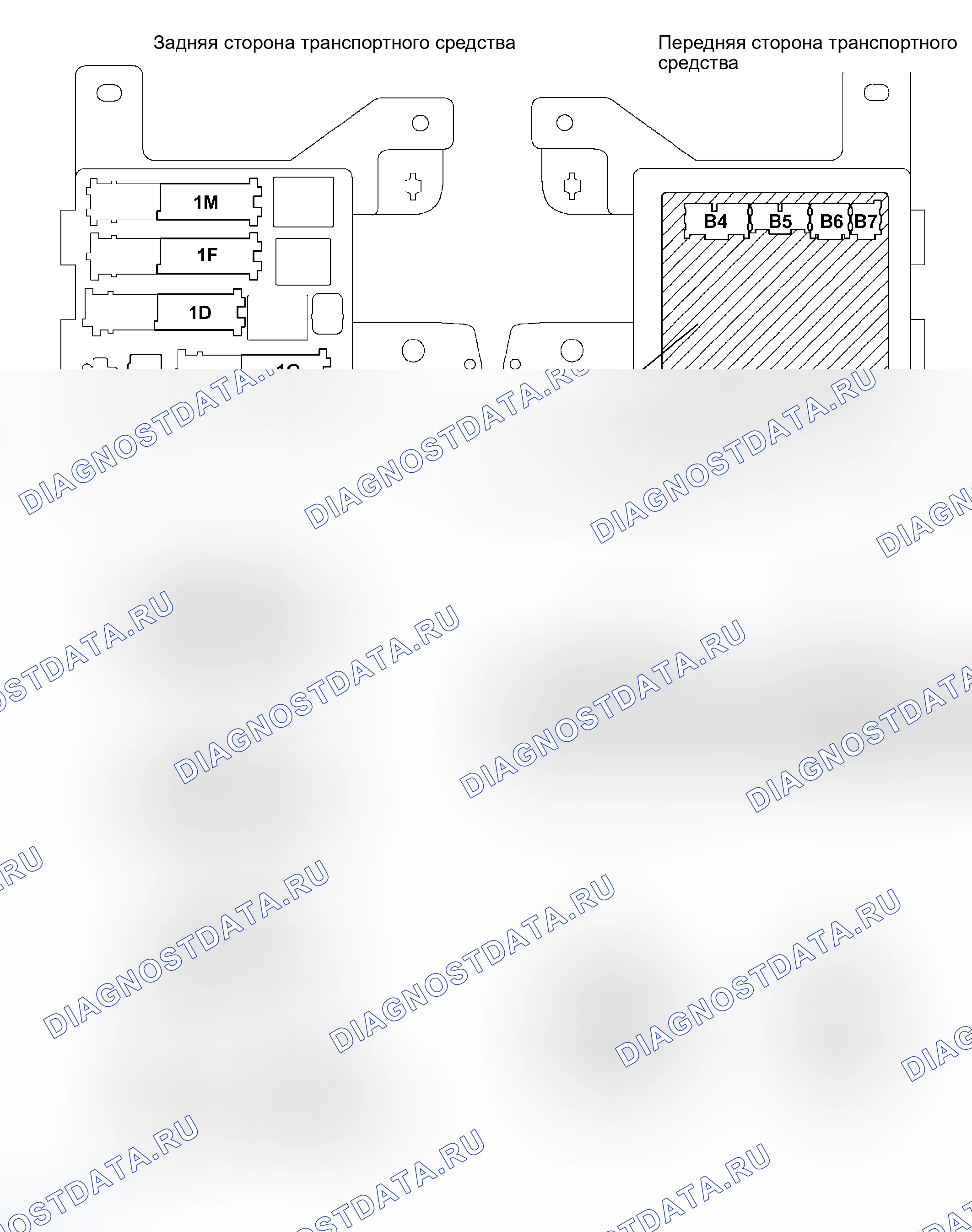 Рис. 226: КЛЕММЫ ЭБУ. Lexus RX II