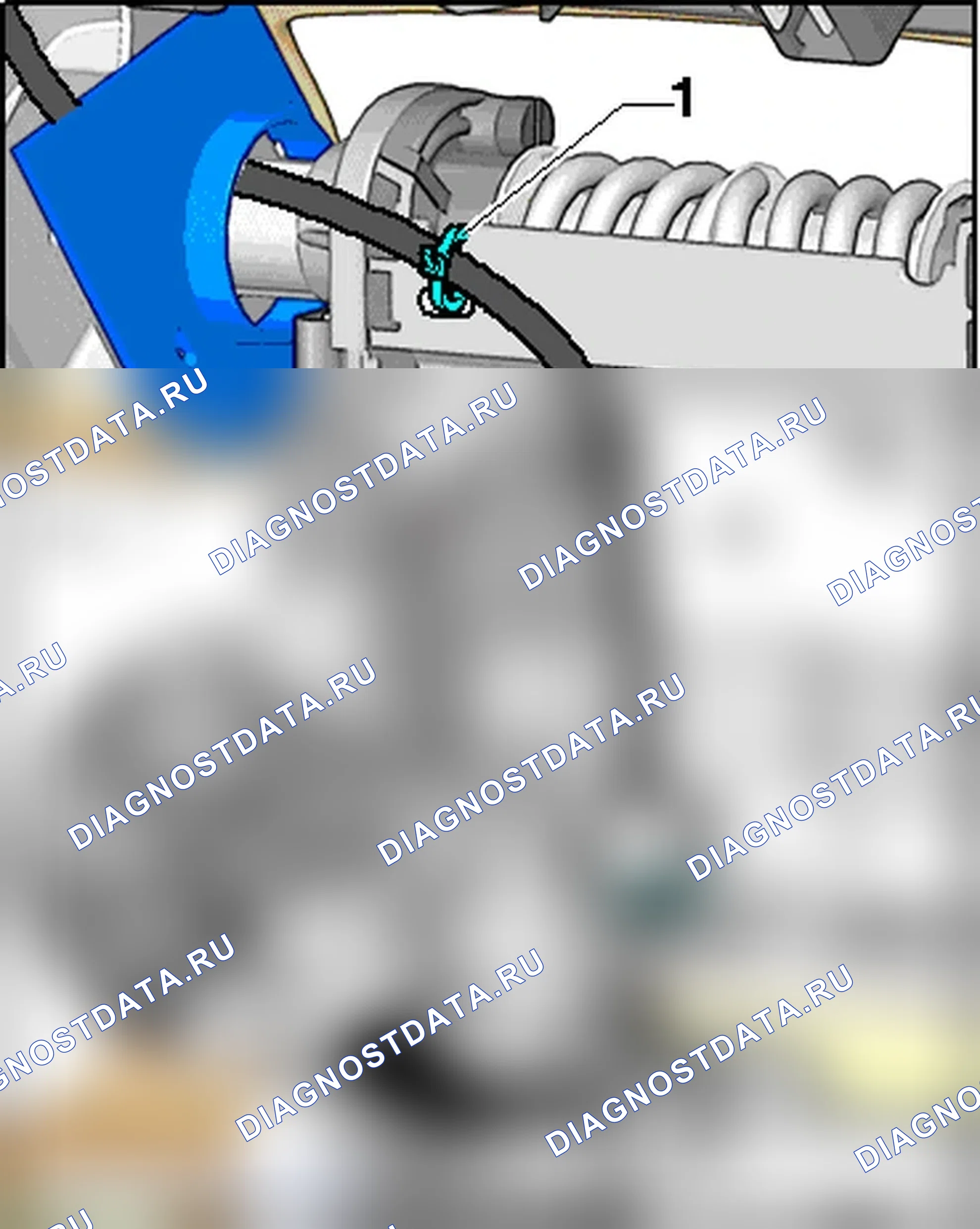 Рис. 13: КАБЕЛЬ, РЕГУЛИРОВКА. Audi Q7 4L рестайлинг