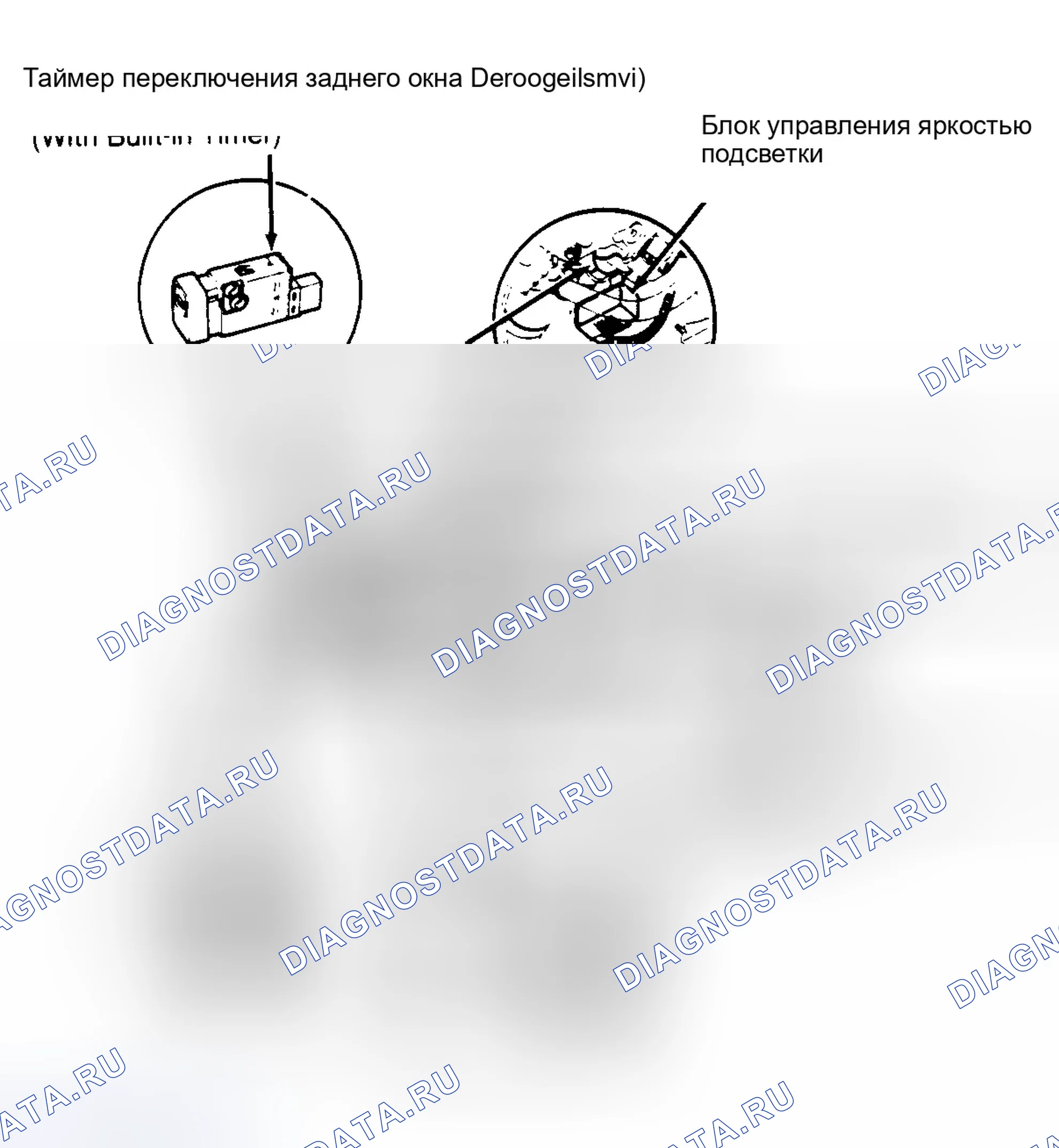 Рис. 3: Расположение компонентов (3 из 13). Honda Civic V