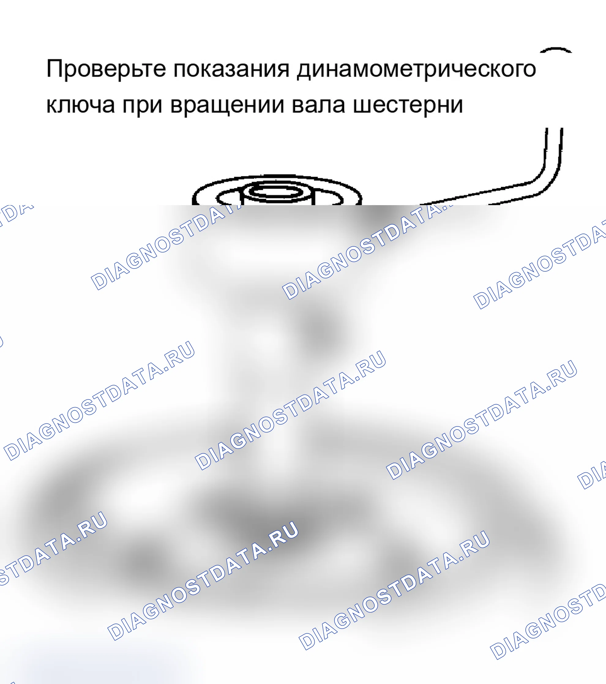 Рис. 29: Проверка крутящего момента при повороте вала шестерни. Audi 5000 CS 