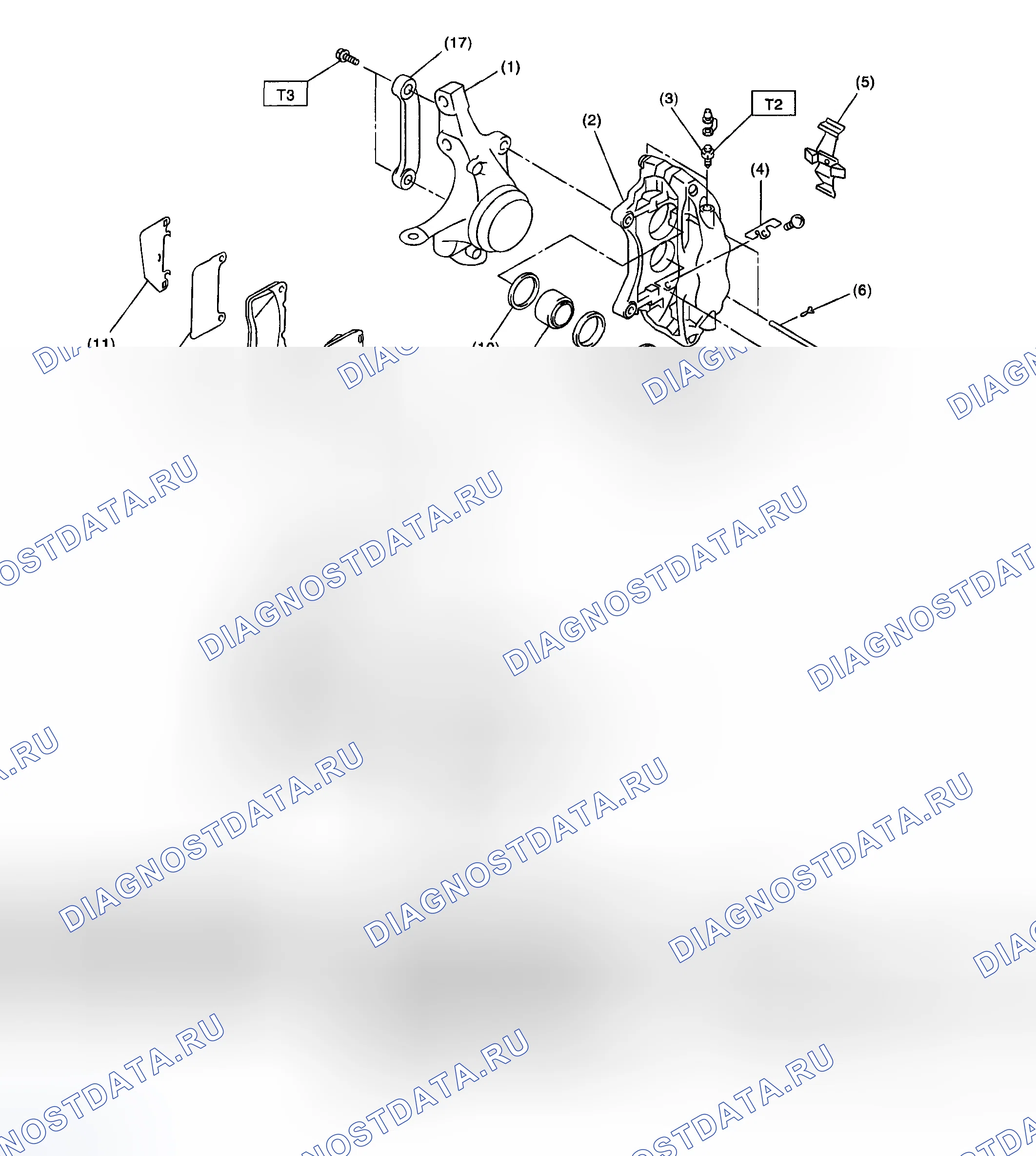 Рис. 10: С колесом 17". Subaru Impreza WRX GD/GG рестайлинг 2