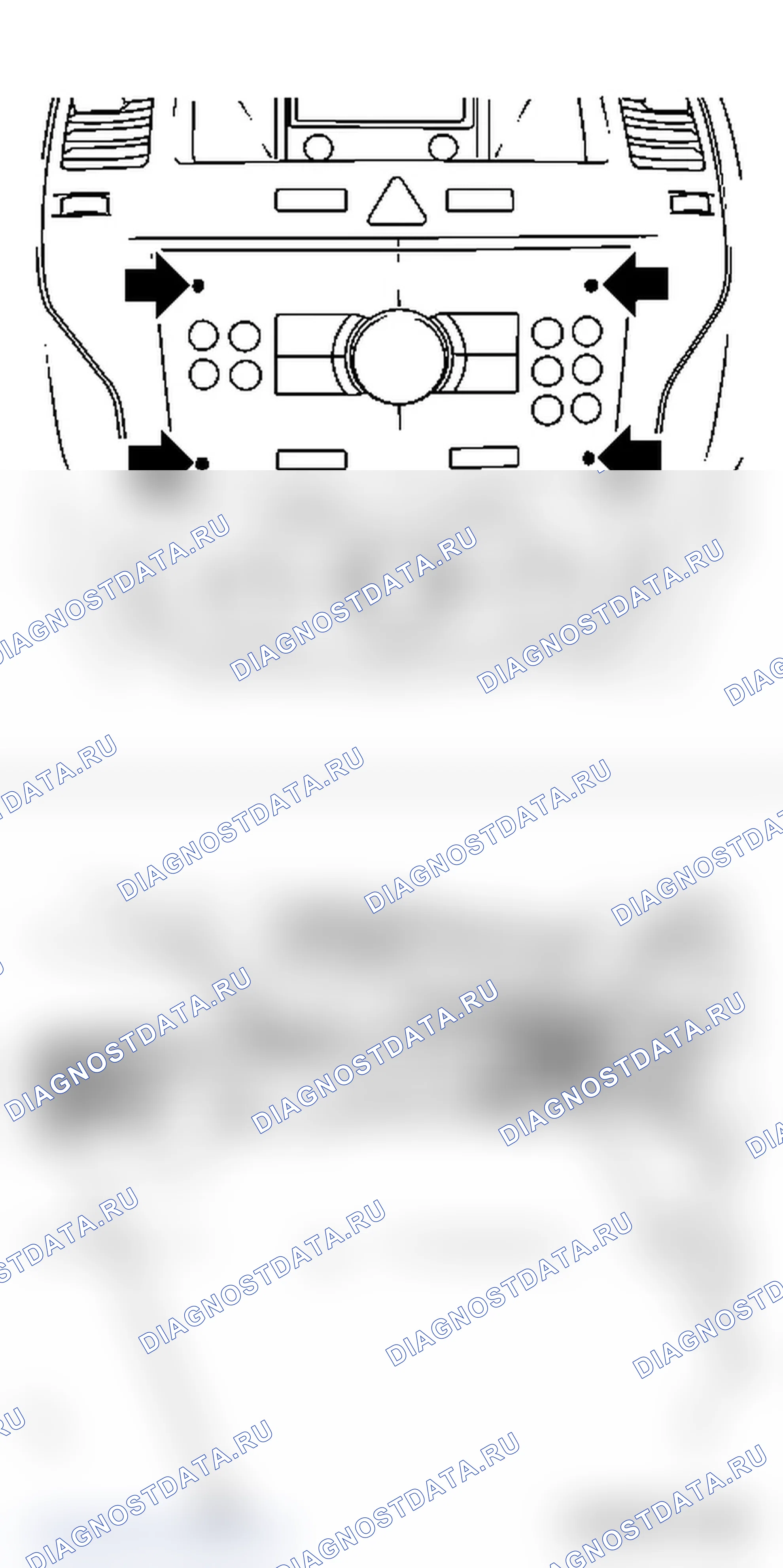Замена рамки выключателя. Opel Zafira B
