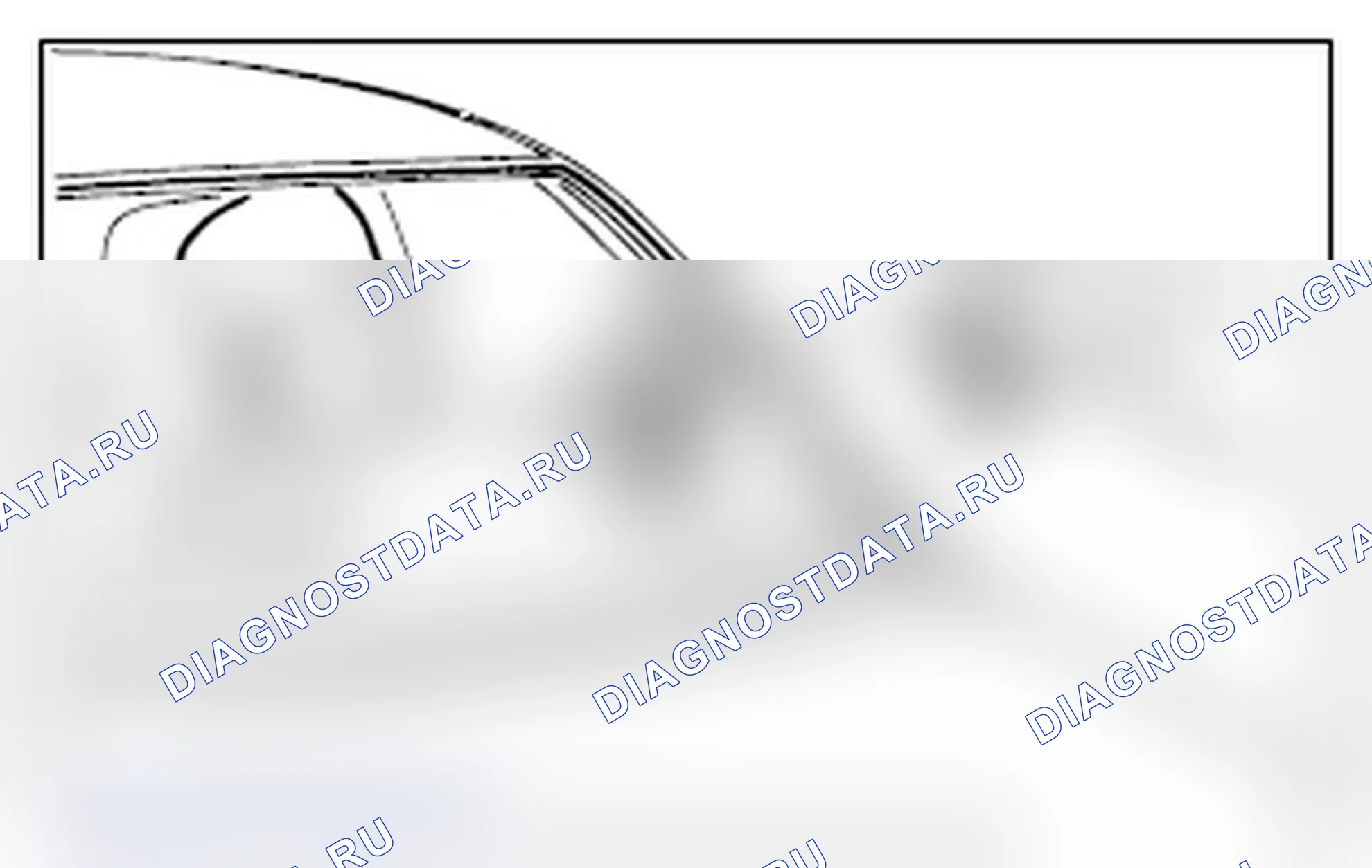 Рис. 4: <<A>> УДАЛЕНИЕ ЛОБОВОГО СТЕКЛА. Mitsubishi Lancer Ralliart X рестайлинг
