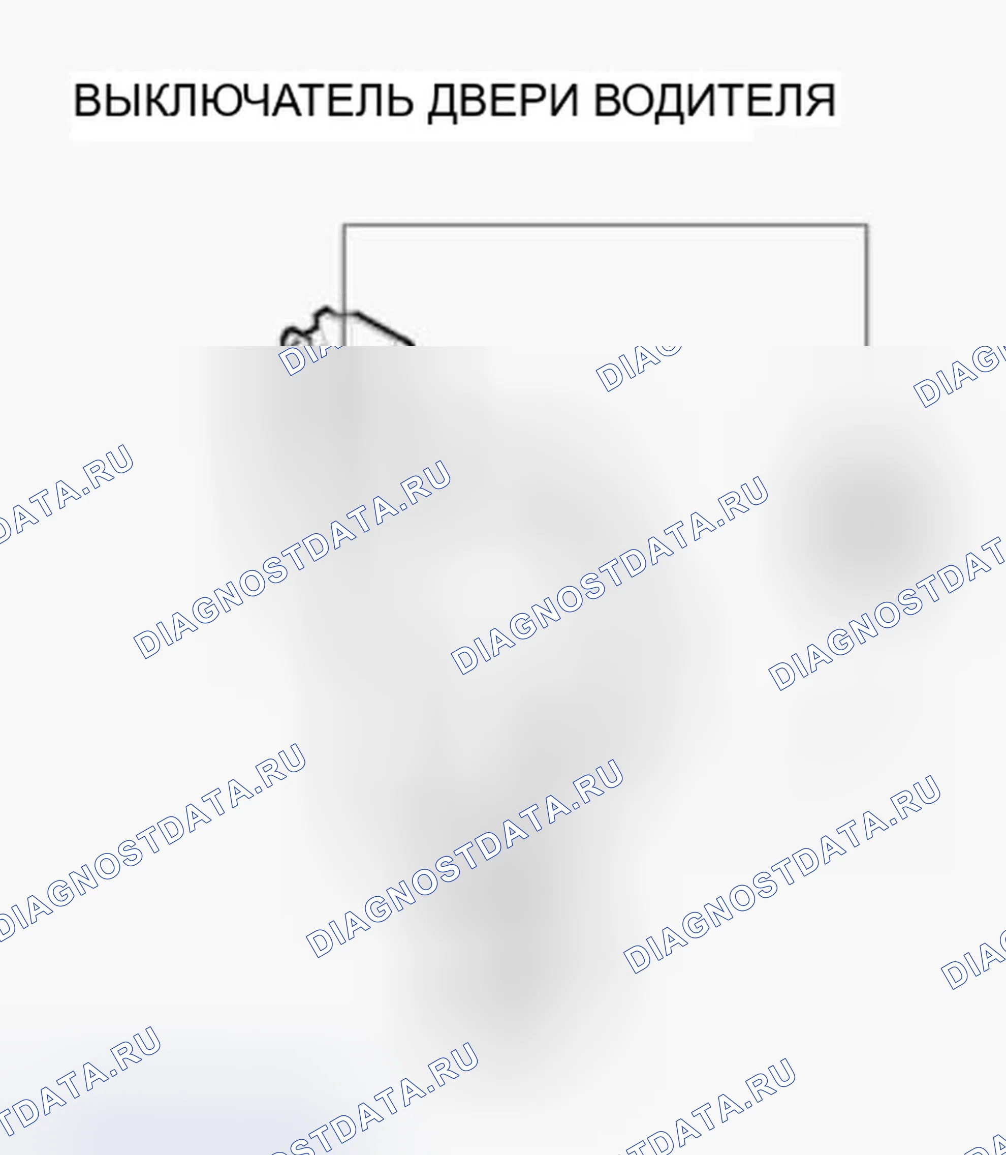 Рис. 204: Поиск и устранение неисправностей в цепи дверного переключателя водителя. Honda Accord VIII
