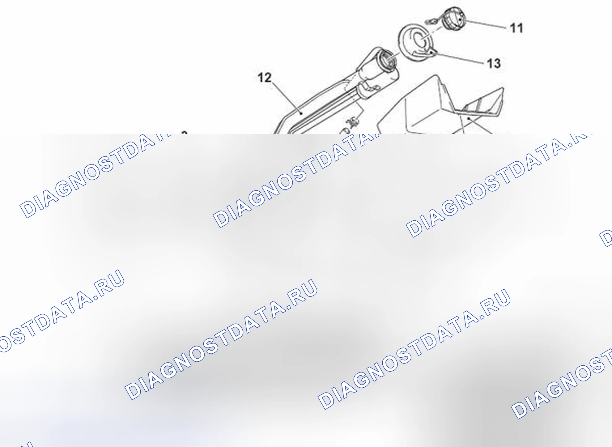 Рис. 30: < УЗЕЛ НАЛИВНОЙ ТРУБЫ ТОПЛИВНОГО БАКА >. Mazda MX-5 NB