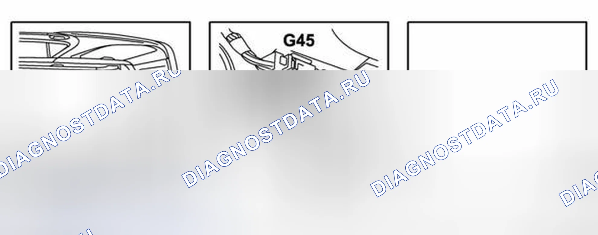 Рис. 40: Точка массы G45 (только 5d). Kia Picanto II рестайлинг