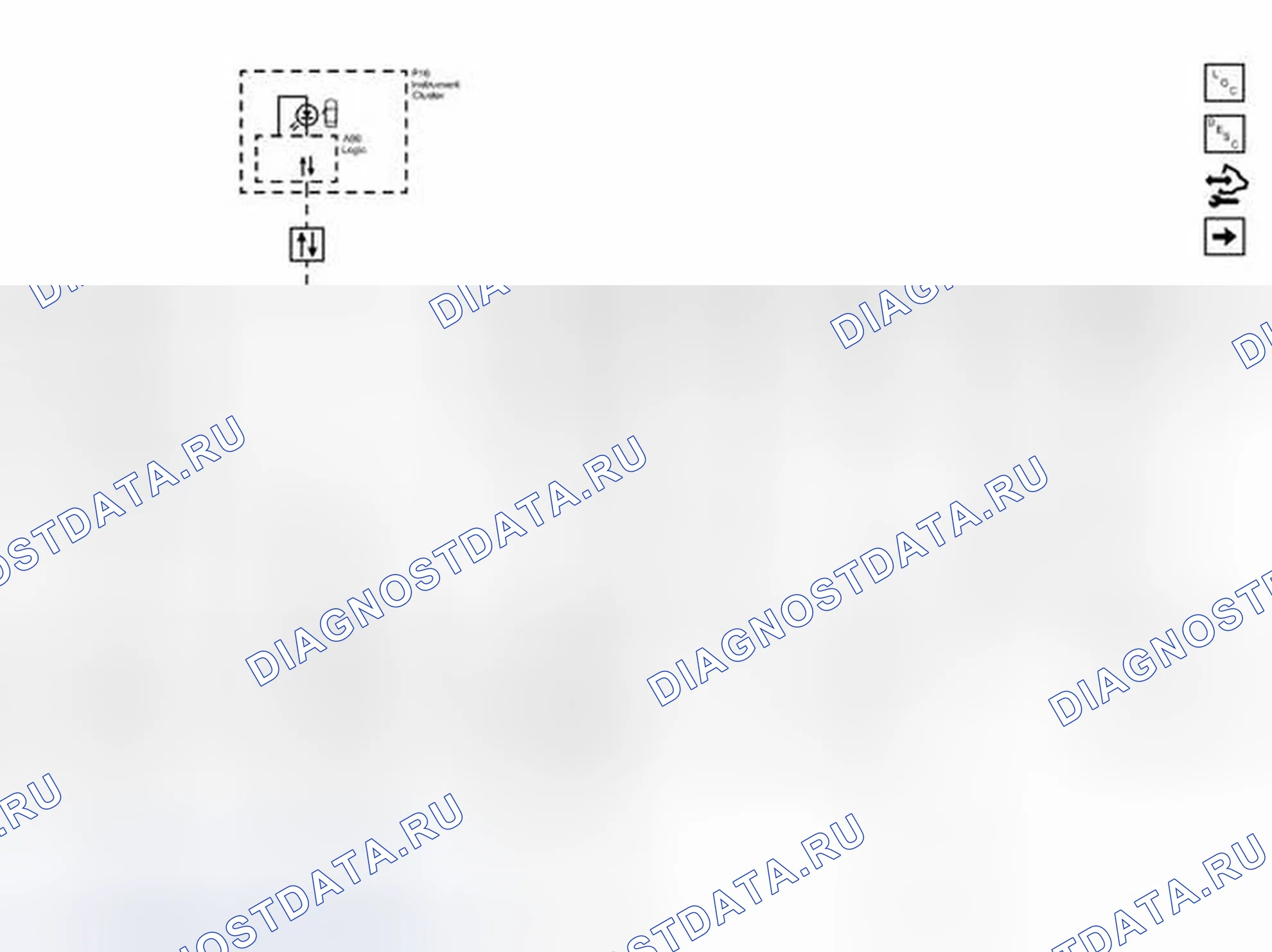 Рис. 6: Коммутаторы и схемы проводки индикатора двери Ajar. Chevrolet Spark M300