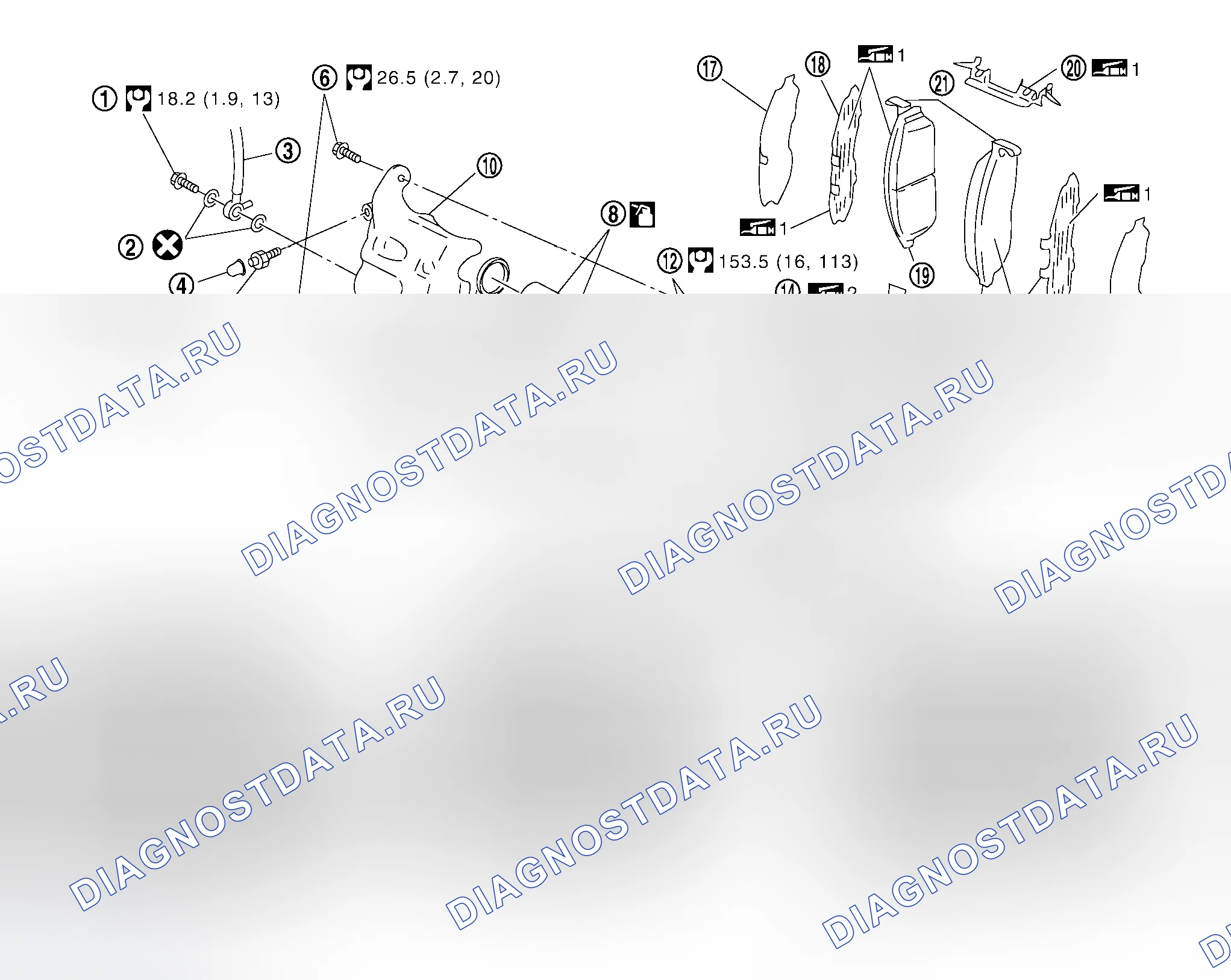 Рис. 3: Компоненты. Honda Jazz AA I