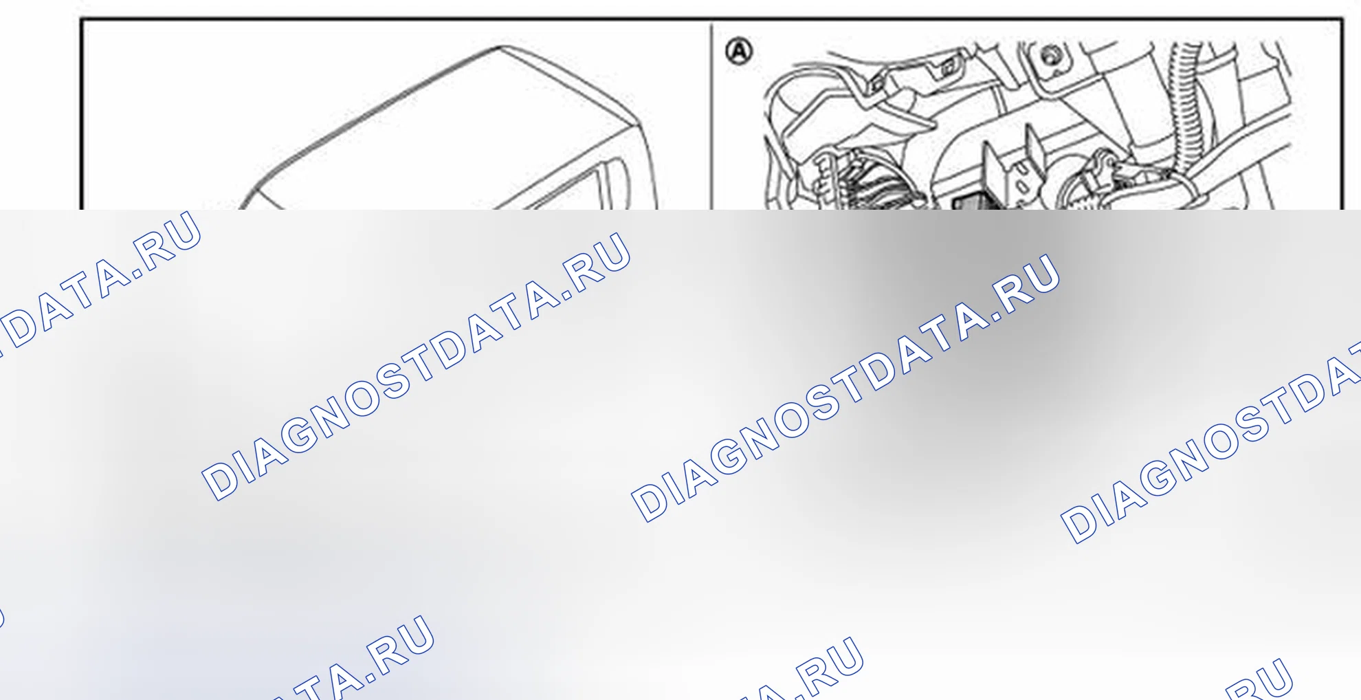 Рис. 72: Расположение компонентов. Nissan Cube III