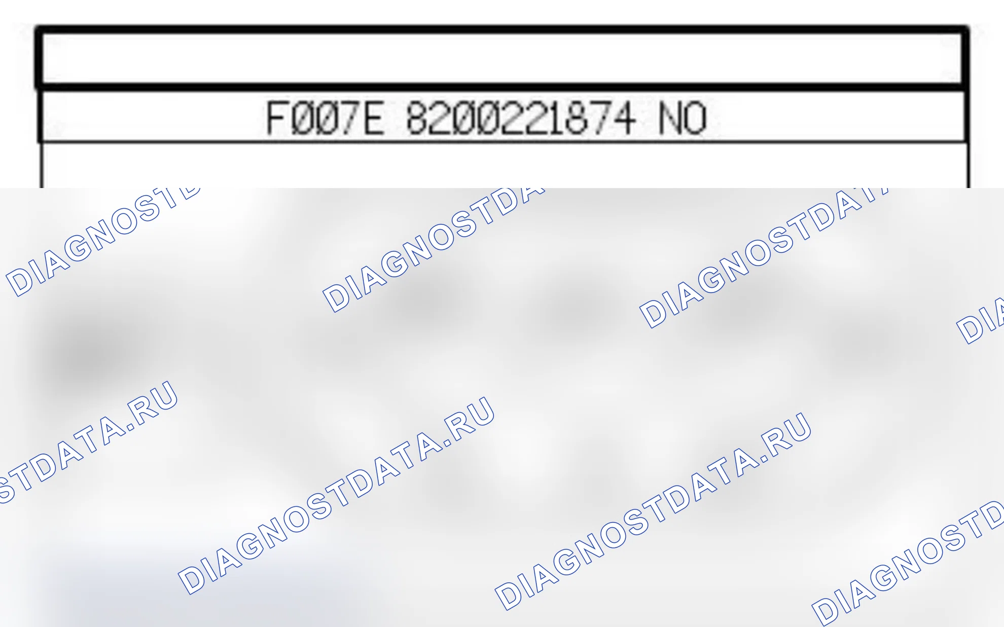 Распиновка разъёма 1032 — Датчик давл. в топливораспределительной рампе. Renault Megane III