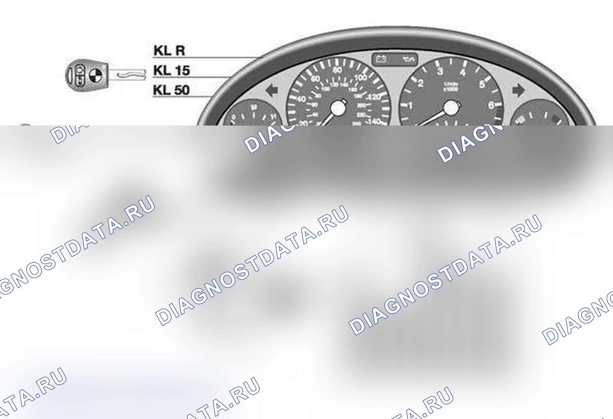 Рис. 283: Датчики износа тормозных колодок. BMW M3 E46