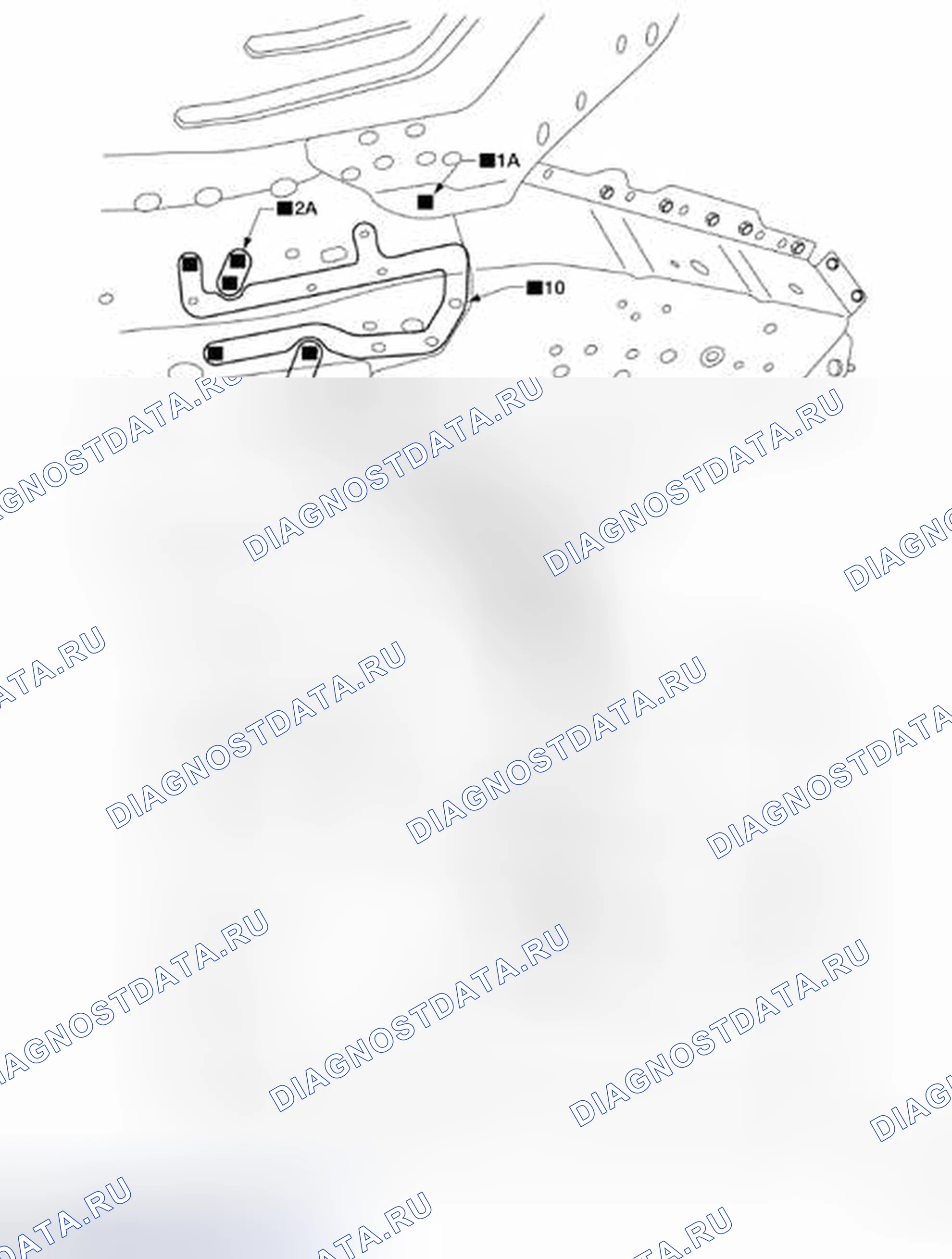 Рис. 188: Удлинение заднего бокового элемента. Nissan Pathfinder IV рестайлинг