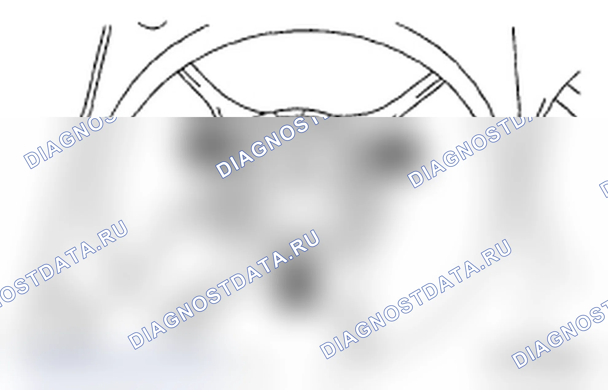 Рис. 53: Расположение болтов кожуха электродвигателя вентилятора. Subaru Impreza WRX STI GD рестайлинг 2
