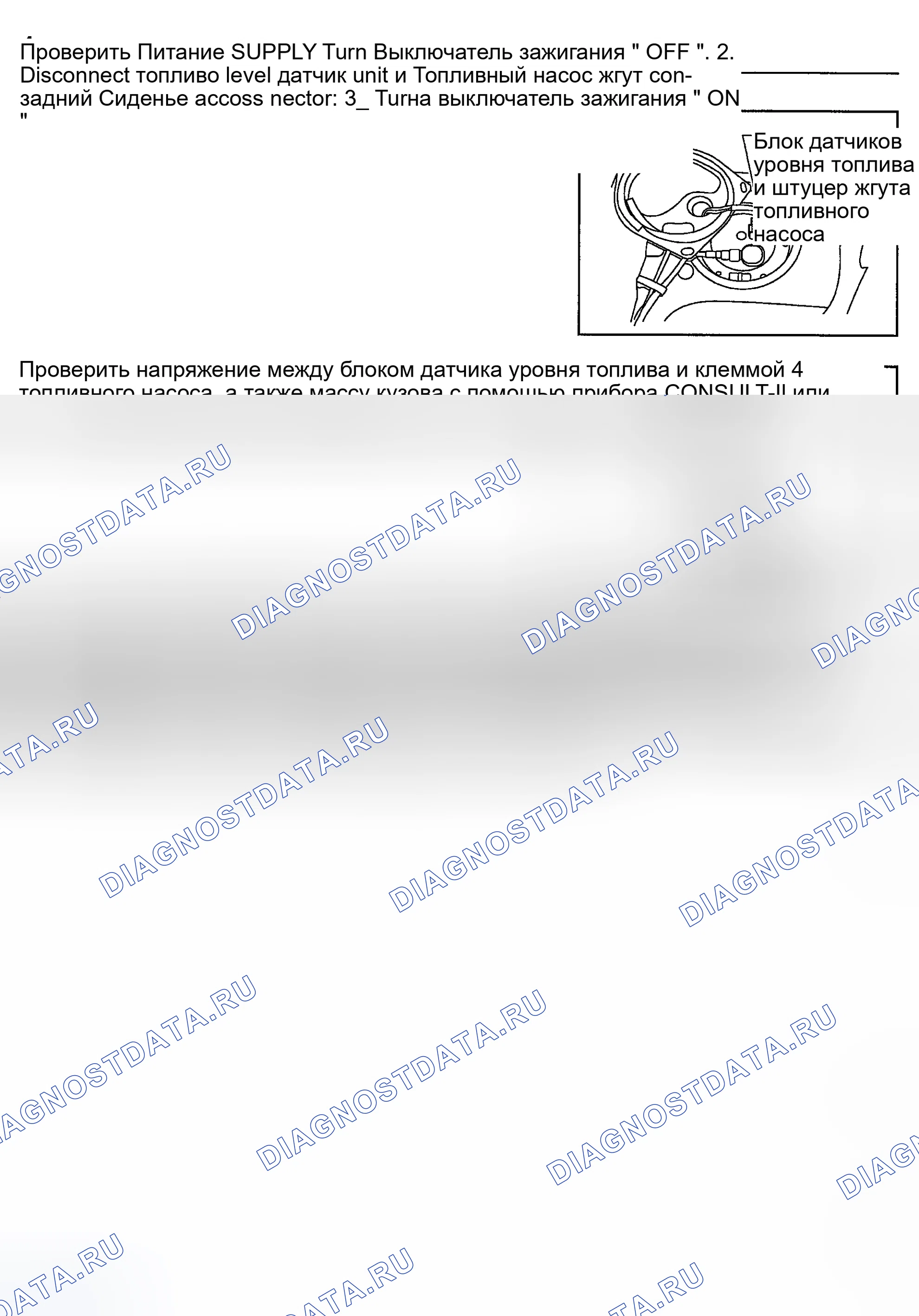 Рис. 956: Диагностическая процедура. Nissan Sentra B15