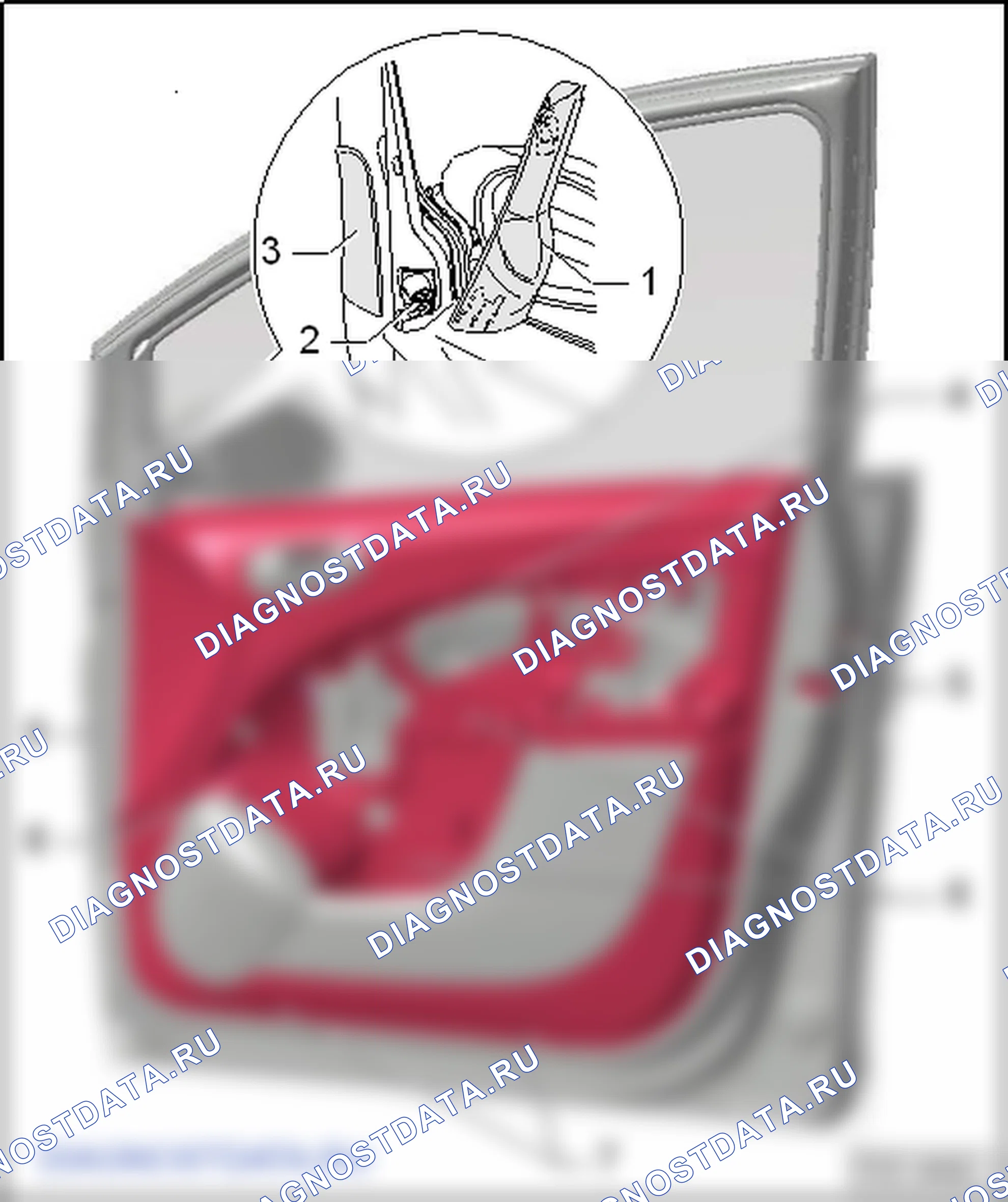 Передняя дверь. SEAT Altea I