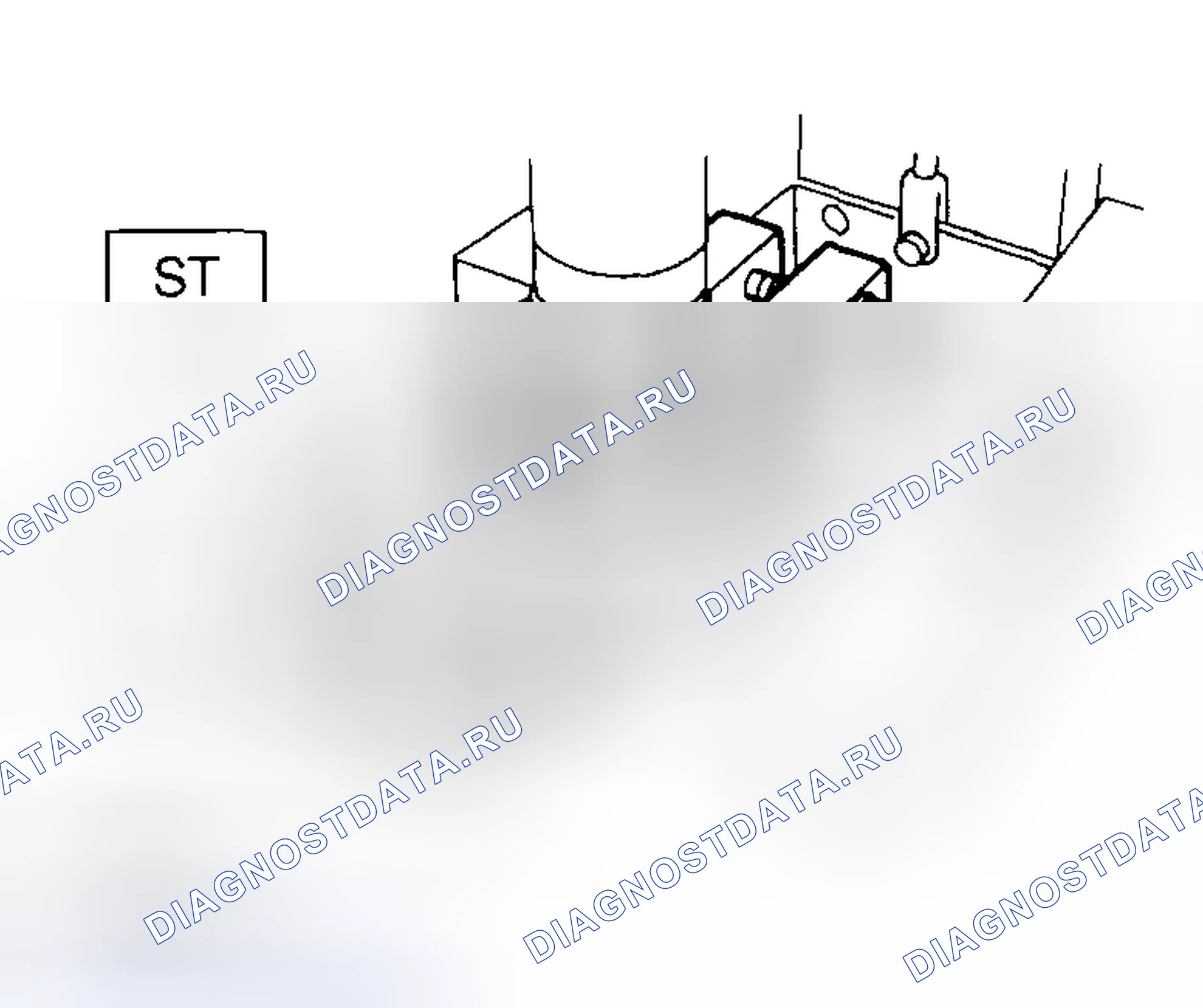 Рис. 129: Удаление шарикоподшипника с помощью ST. Subaru Outback BH