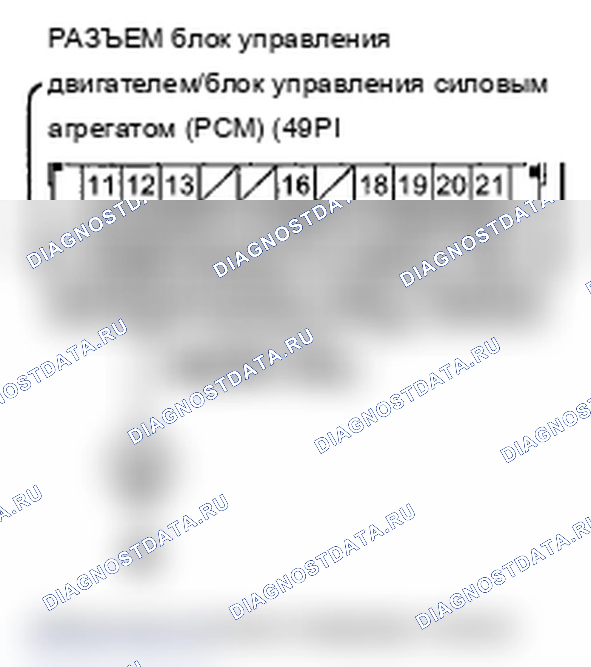 Рис. 198: P0560 расшифровка кода ошибки: непредвиденное напряжение цепи источника питания блок управления силовым агрегатом (PCM) (блок управления силовым агрегатом). Acura TL IV
