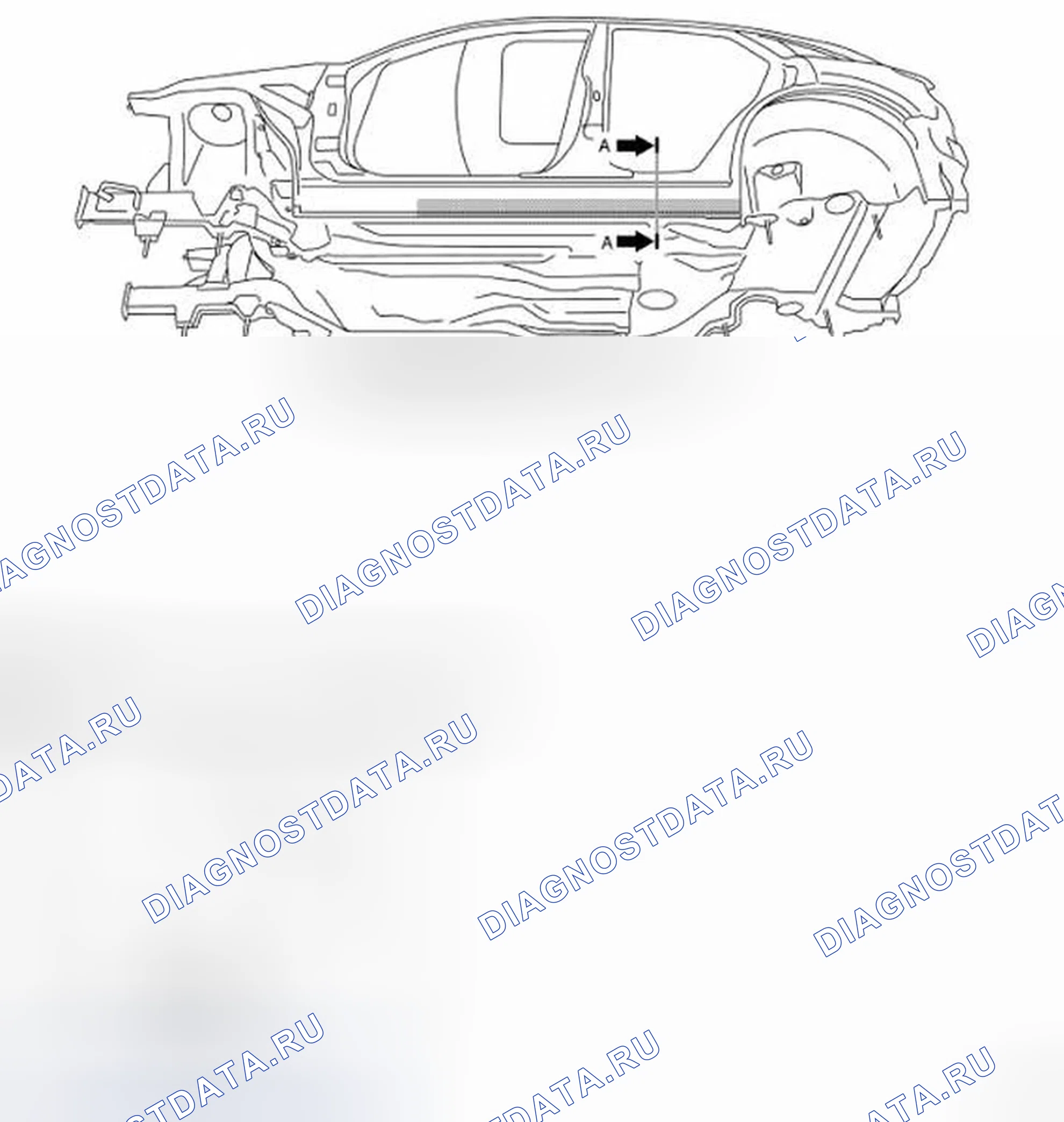 Рис. 304: КАМЕННОЕ ЗАЩИТНОЕ ПОКРЫТИЕ. Infiniti FX45 I рестайлинг