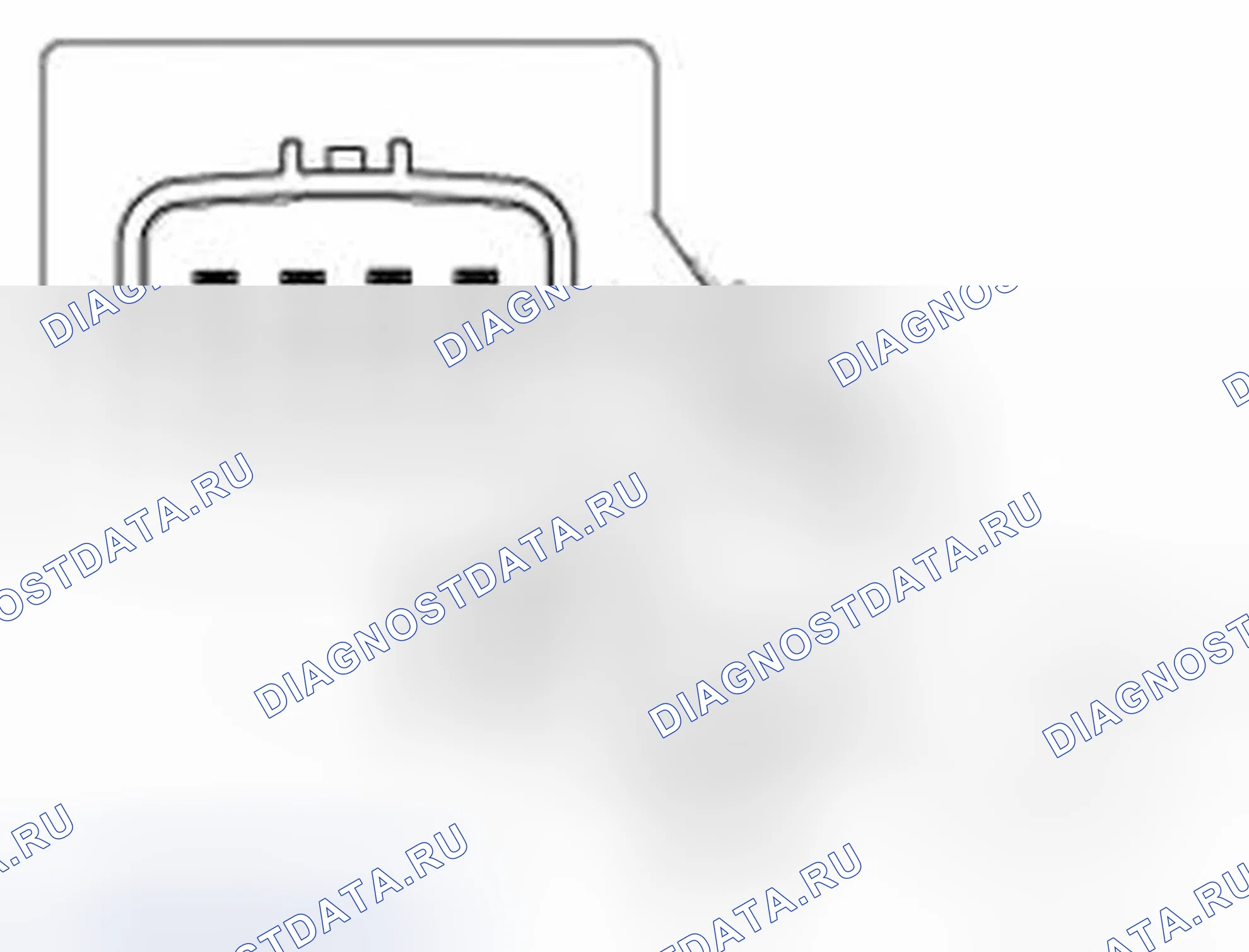 Рис. 121: Переключатель на задней двери. Hyundai Tucson II
