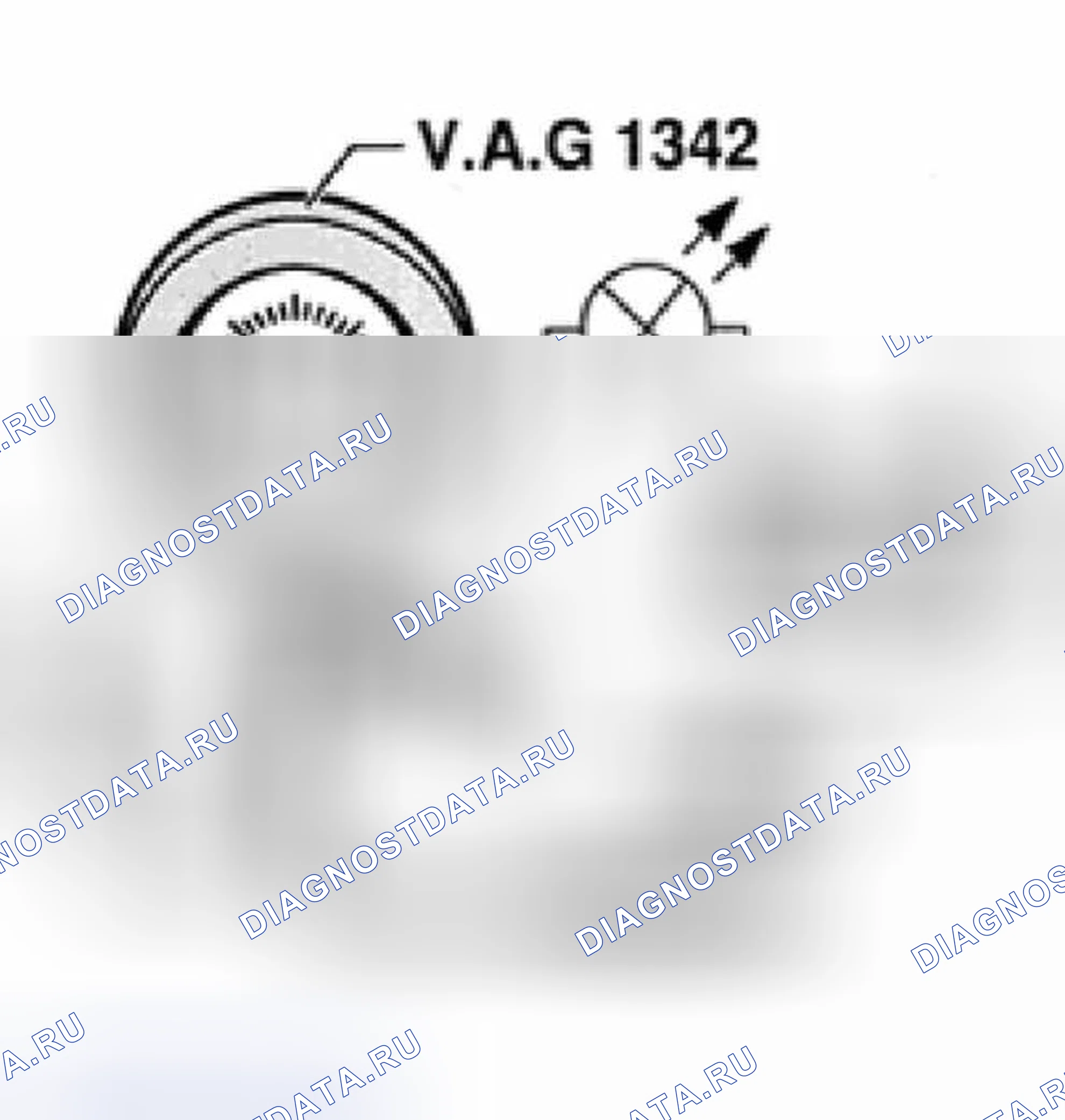 1.9L Двигатель TDI механический - Aaz, 1z, Ahu (платформа а3): Расположение компонентов. Volkswagen Jetta III