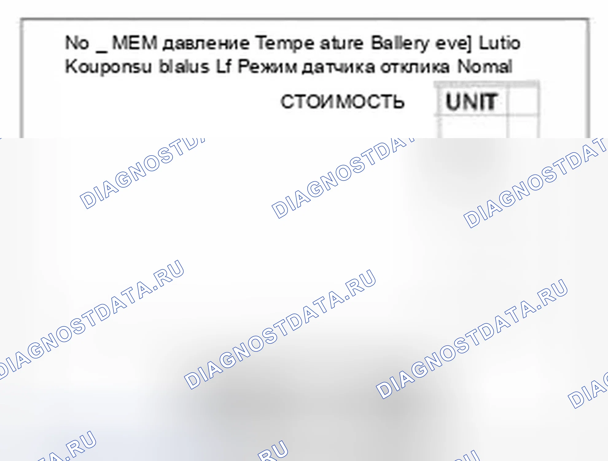 Рис. 83: Мониторинг данных GDS. Hyundai Veloster I