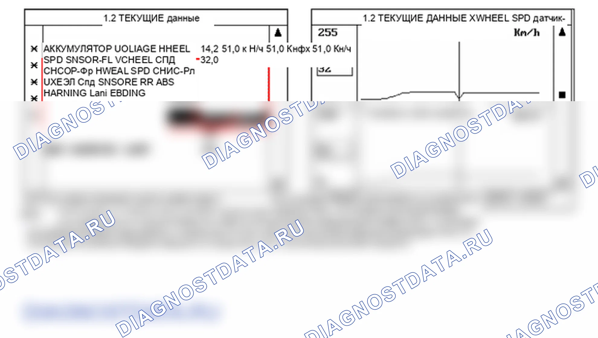 C1211: Датчик скорости колеса задний-правый неверный/нет сигнала. Hyundai Santa Fe CM