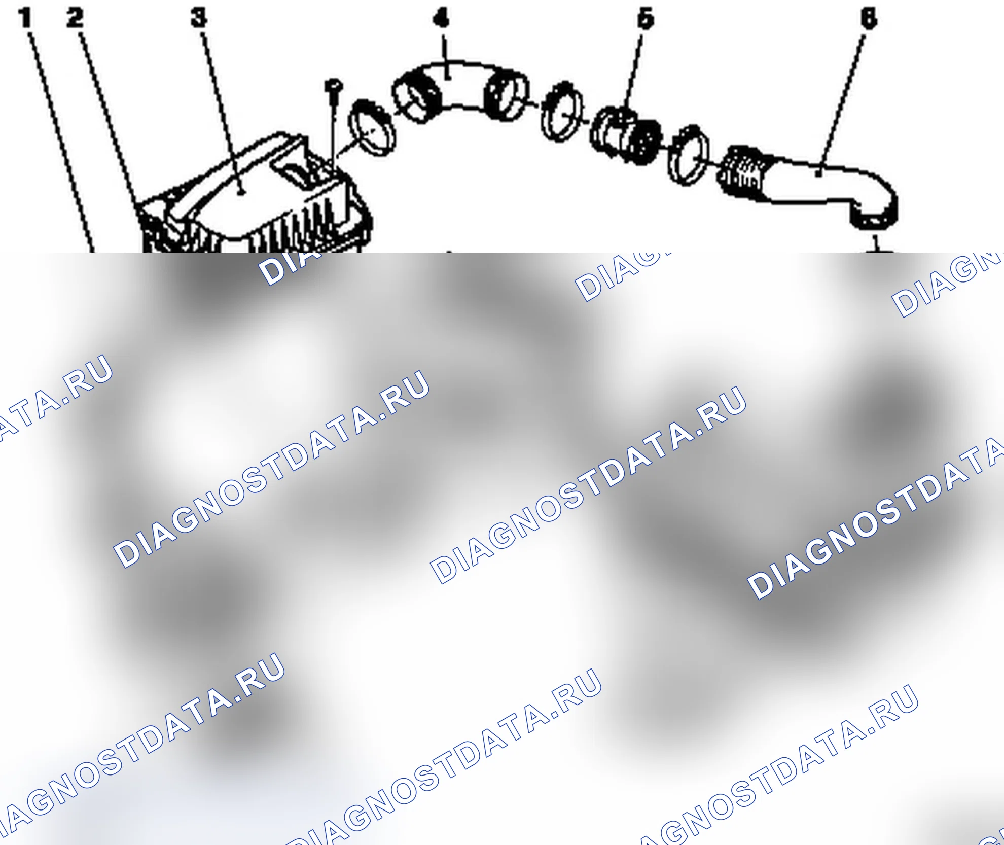 Иллюстрированная вкладка воздуховода, X 18 XE1, Z 18 XE. Opel Zafira A рестайлинг