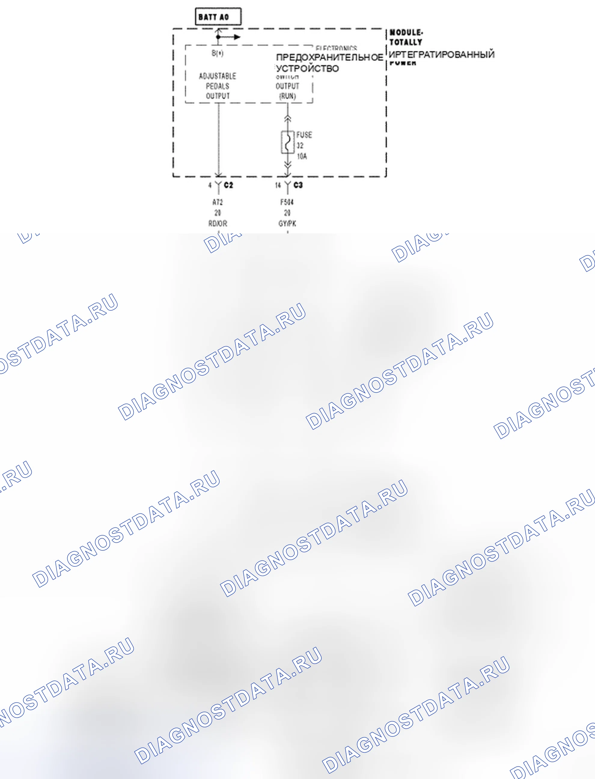 Рис. 1: Принципиальная схема. Dodge Cab & Chassis R3500 HD transition