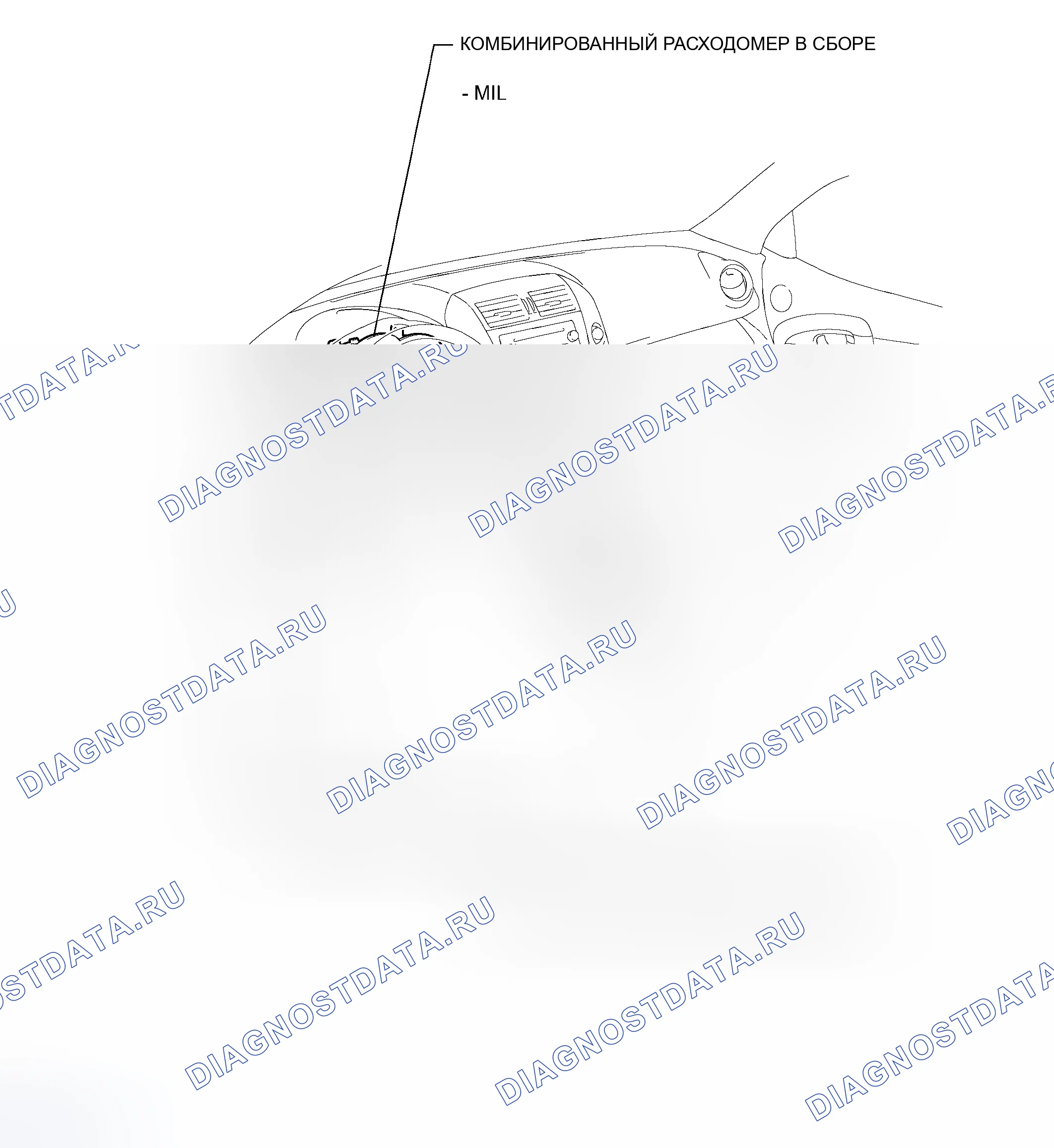 Рис. 1779: РАСПОЛОЖЕНИЕ ДЕТАЛЕЙ. Toyota RAV4 III