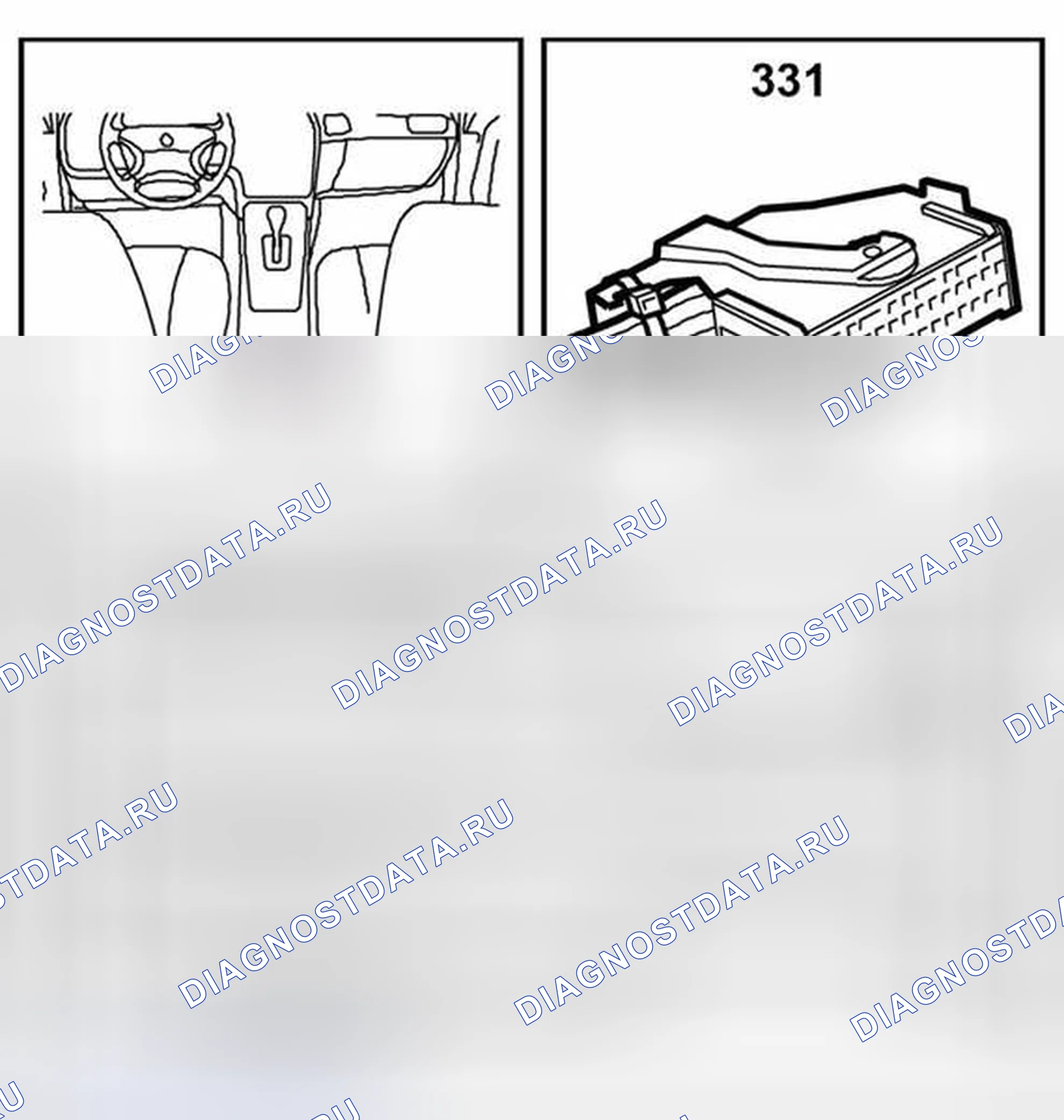 Рис. 211: SRS / модуль управления подушкой безопасности (331). Kia Picanto II рестайлинг