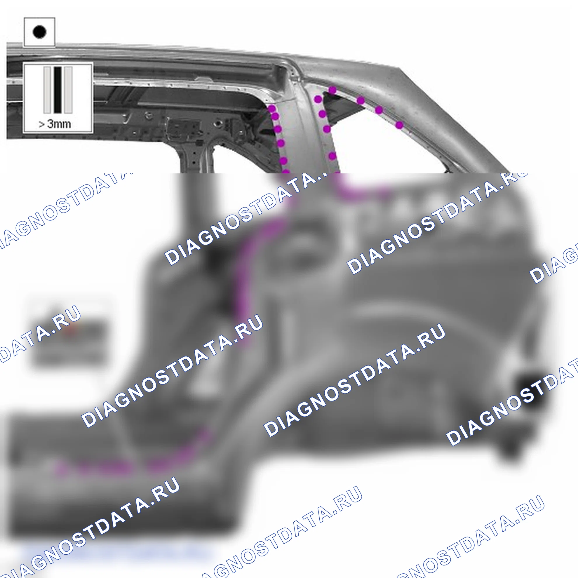 Как снять и установить левую панель задней боковой части кузова. Ford Grand C-MAX II рестайлинг