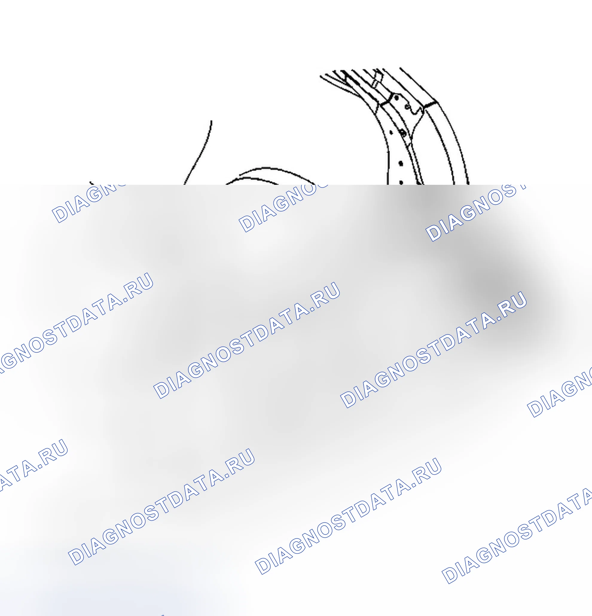 Рис. 55: Порядок демонтажа. Buick Rendezvous I