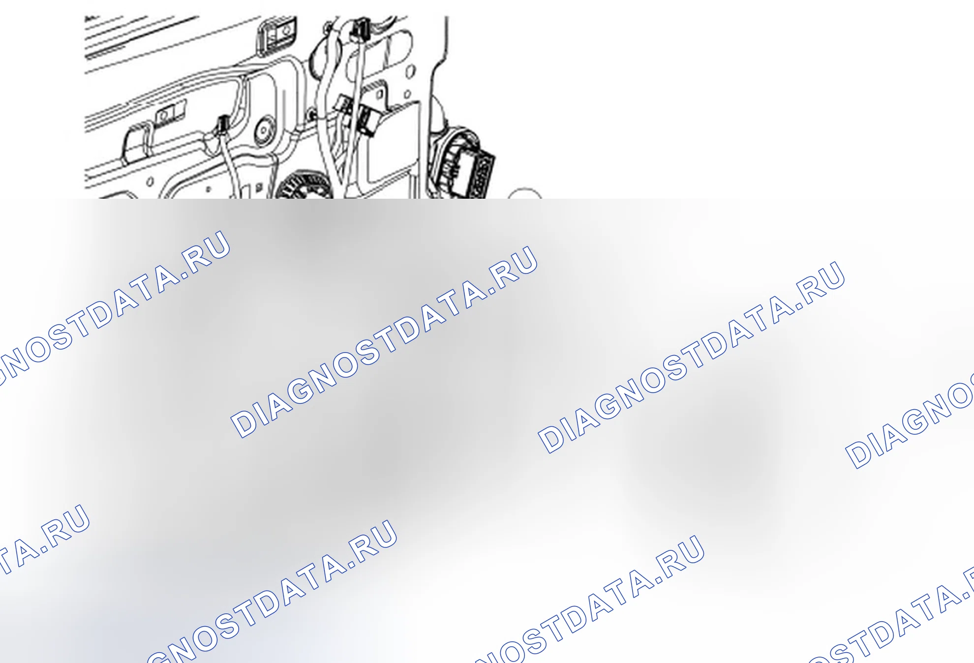 Рис. 92: Динамик - Дверь. Ford Taurus VI