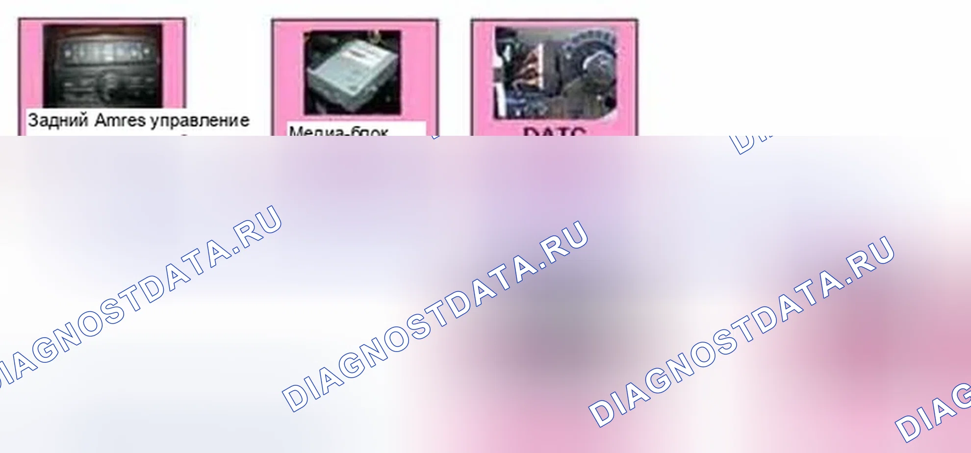 Рис. 183: Расположение компонентов. Hyundai Equus II