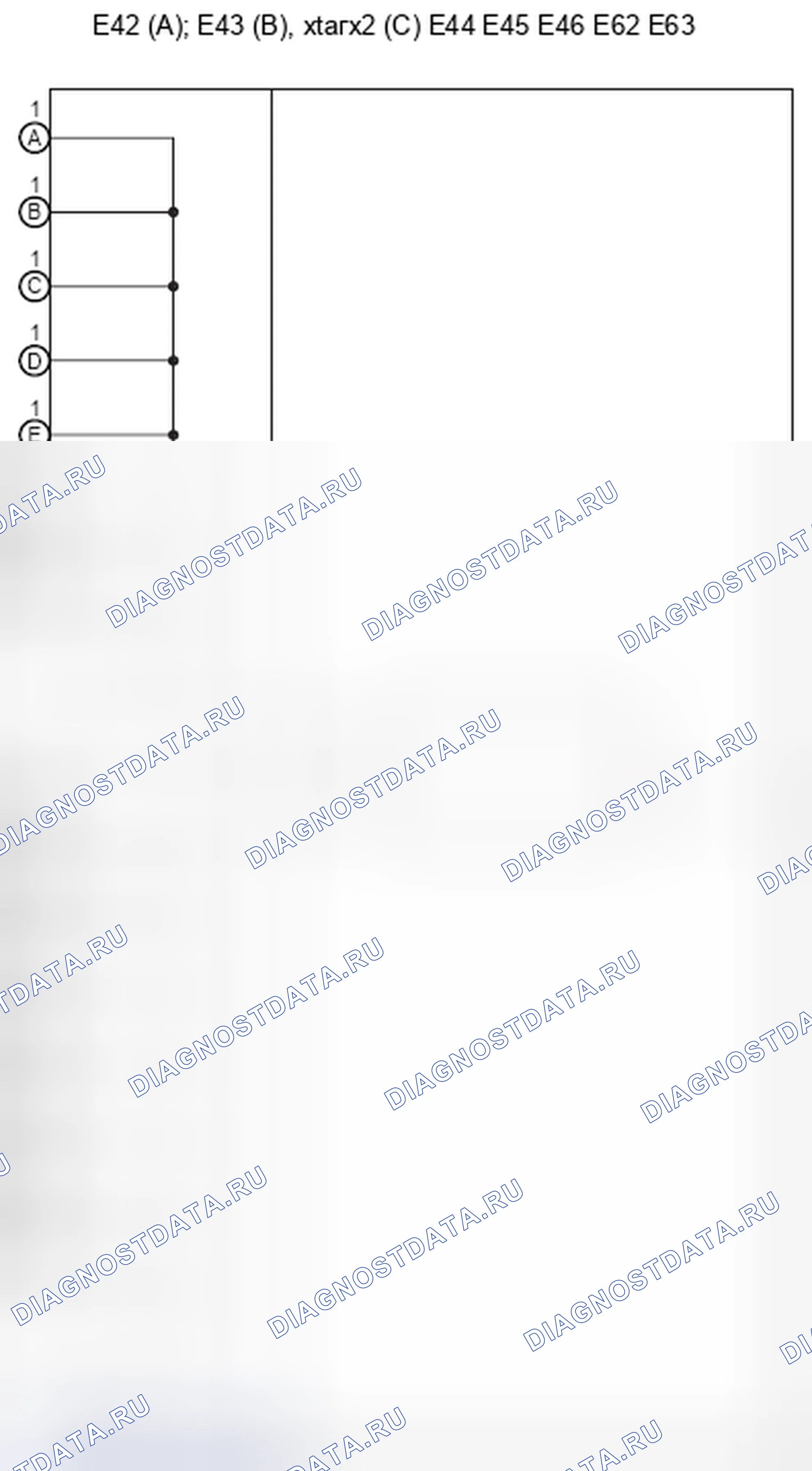 Рис. 1027: Схема внутренней цепи соединительного разъема (CAN). Toyota Camry XV40