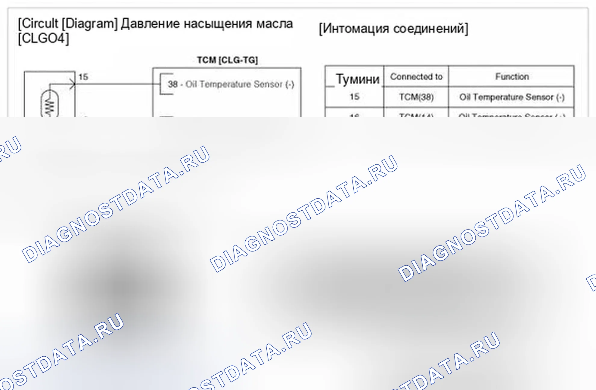 Рис. 530: Принципиальная схема. Hyundai Genesis I рестайлинг