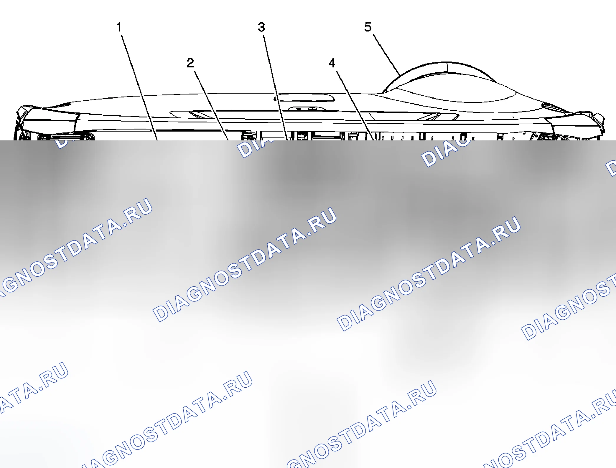 Рис. 4: Виды компонентов сотовой связи. Buick LaCrosse I