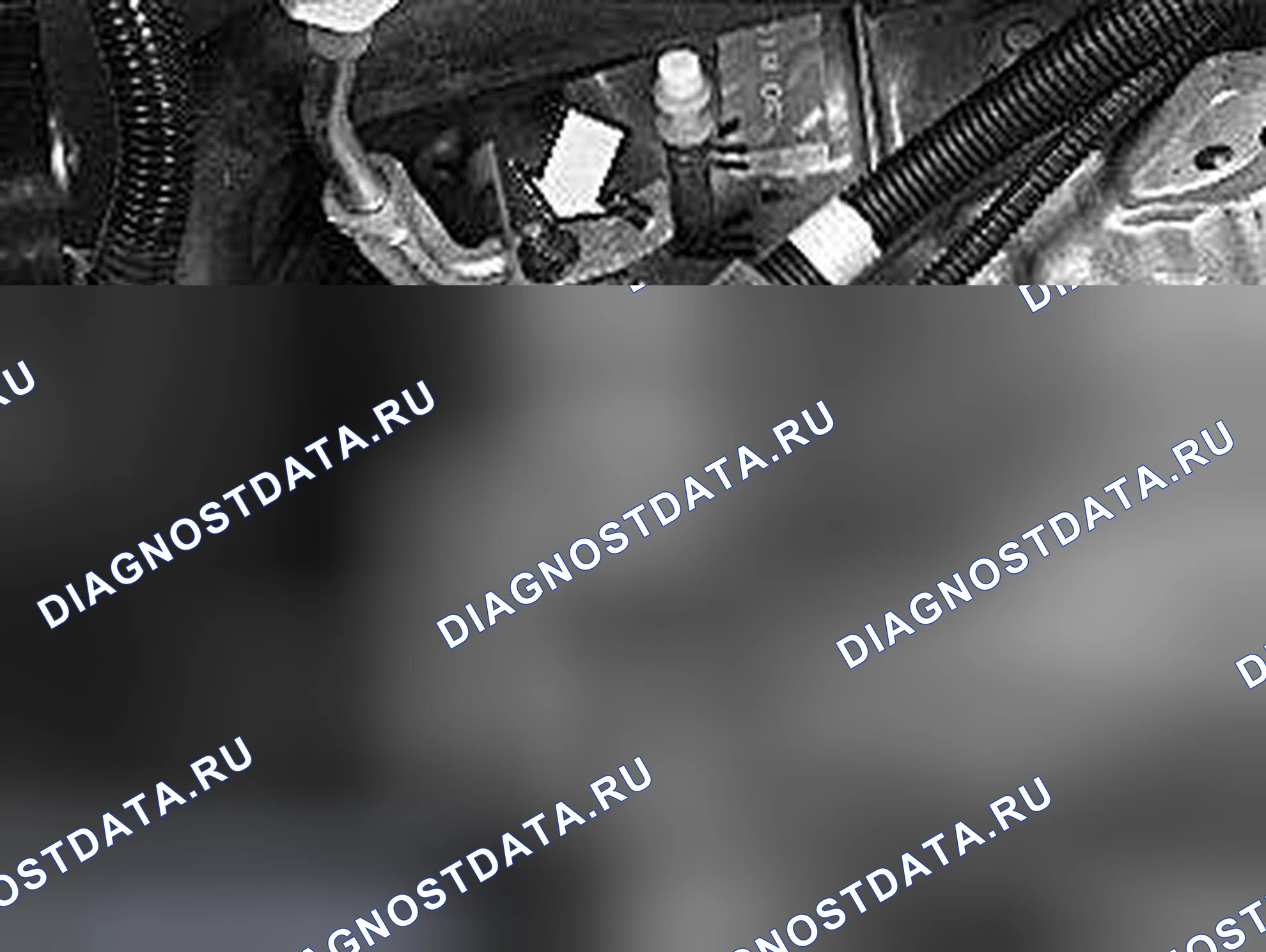 Рис. 180: Снятие датчика положения переключения передач. Volvo V40 I рестайлинг
