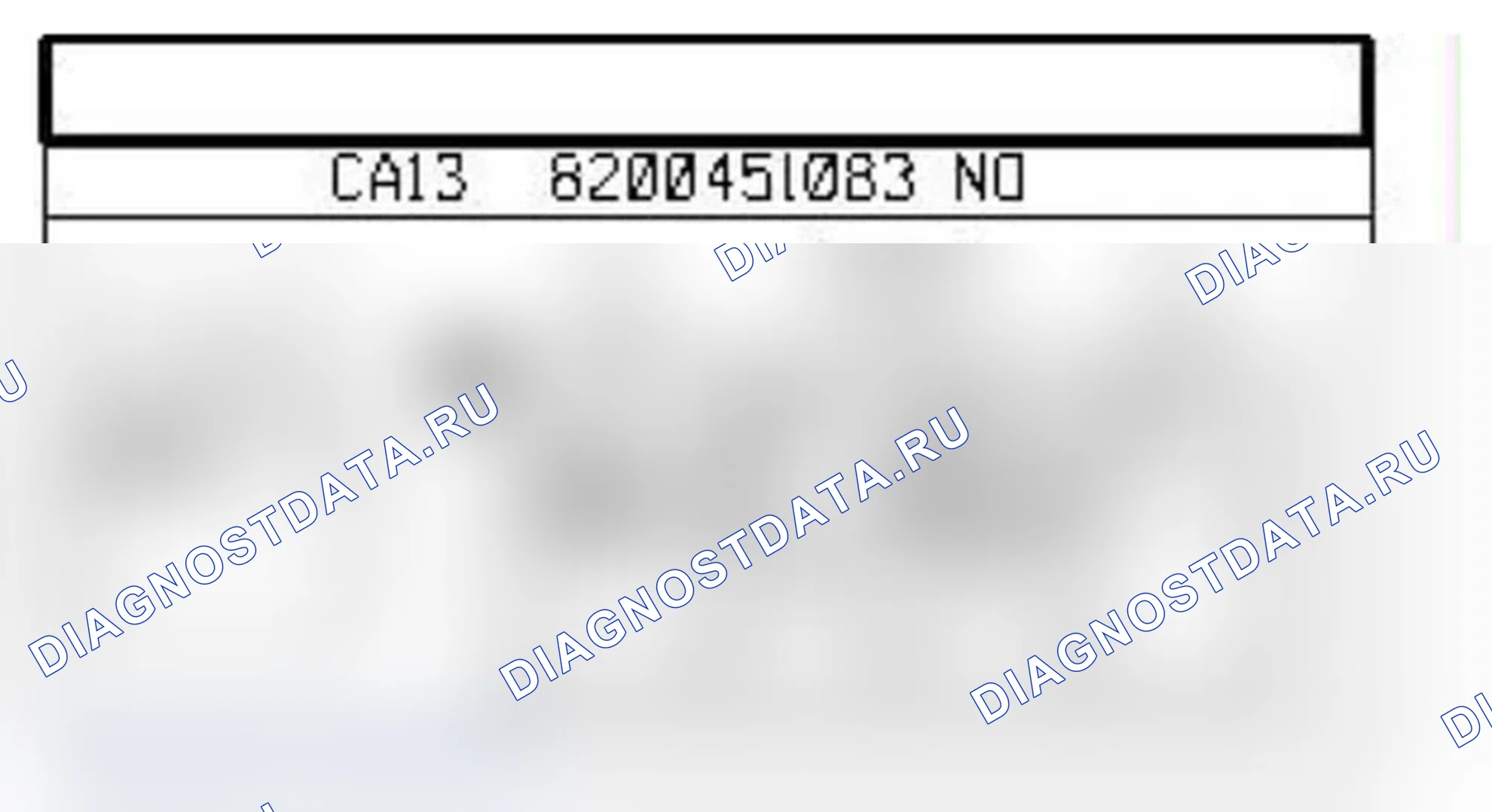 Распиновка разъёма 433 — Ультразвуковой датчик охранн. сигнализ.. Renault Master II
