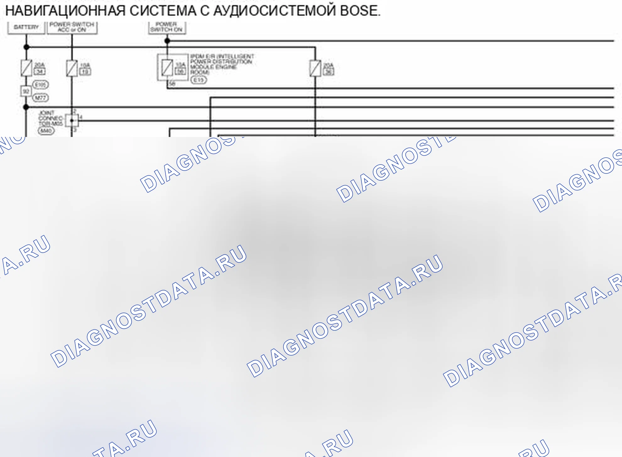 Рис. 182: электросхема. Nissan Leaf I
