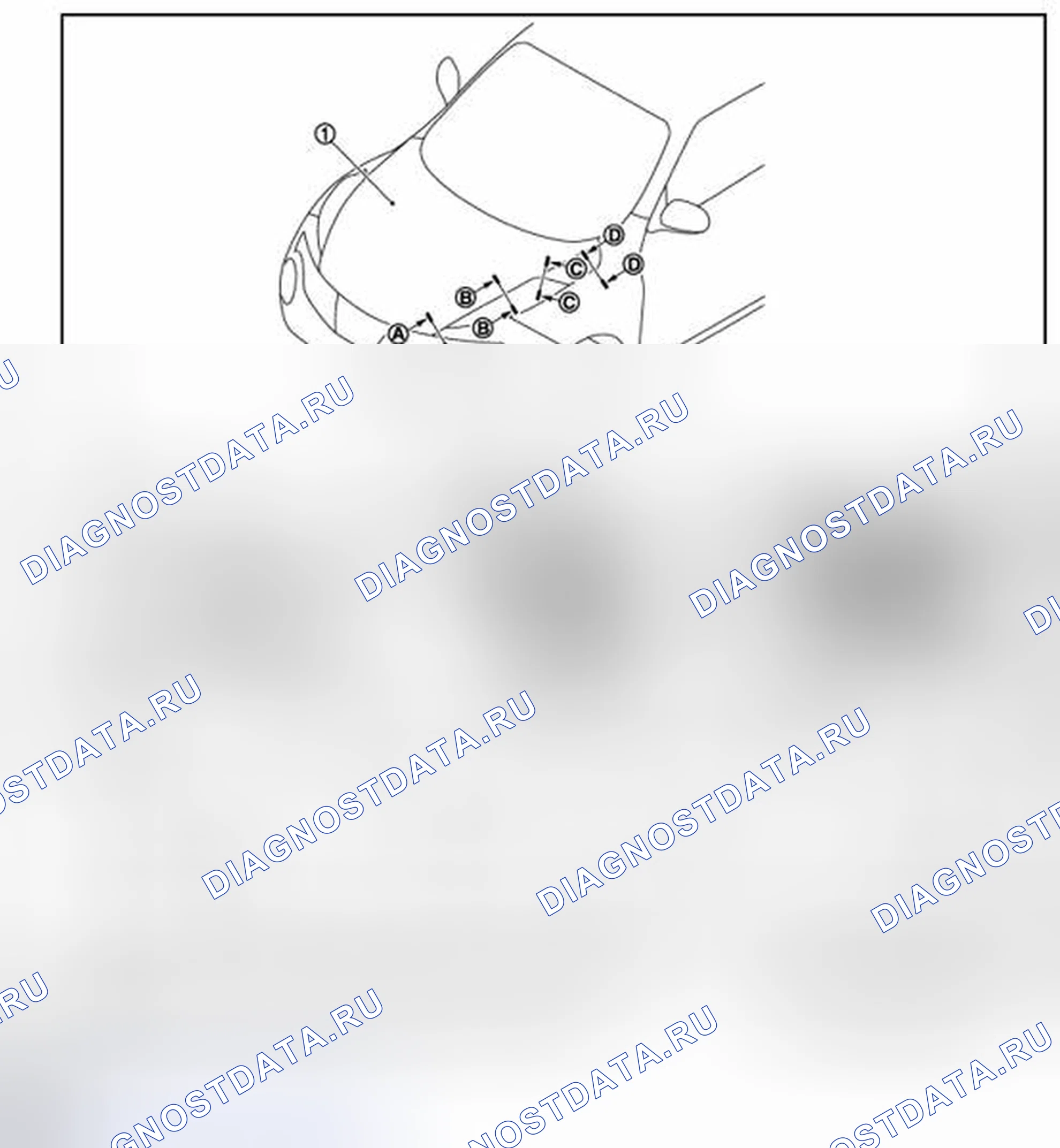 Рис. 125: КАПОТ В СБОРЕ: регулировка. BMW 4 серия F32/F33 рестайлинг